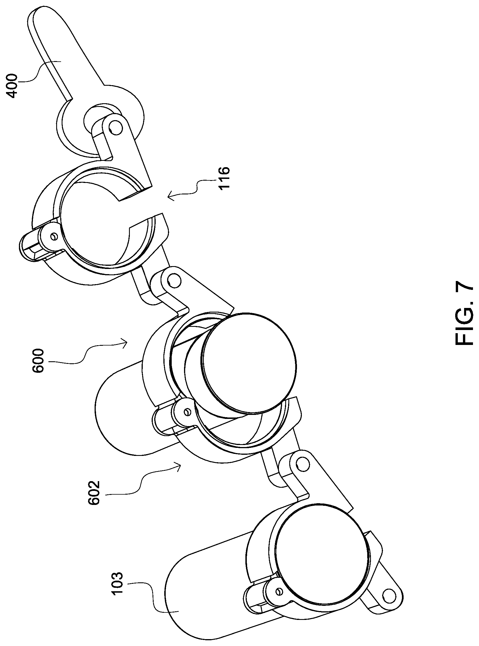 Patent US11774203 Figure 7 – Link feed assembly with links