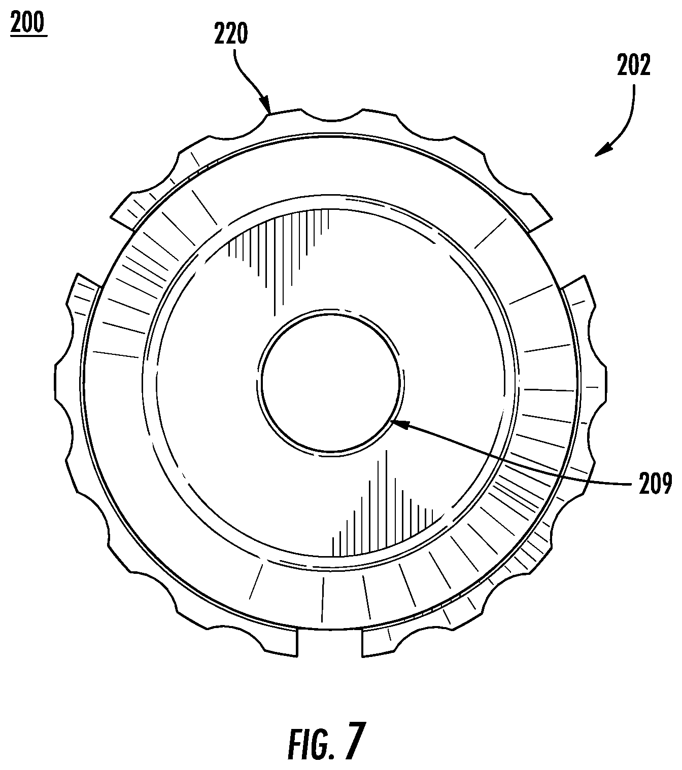 Patent US11774206 Figure 7 – Firearm muzzle brake