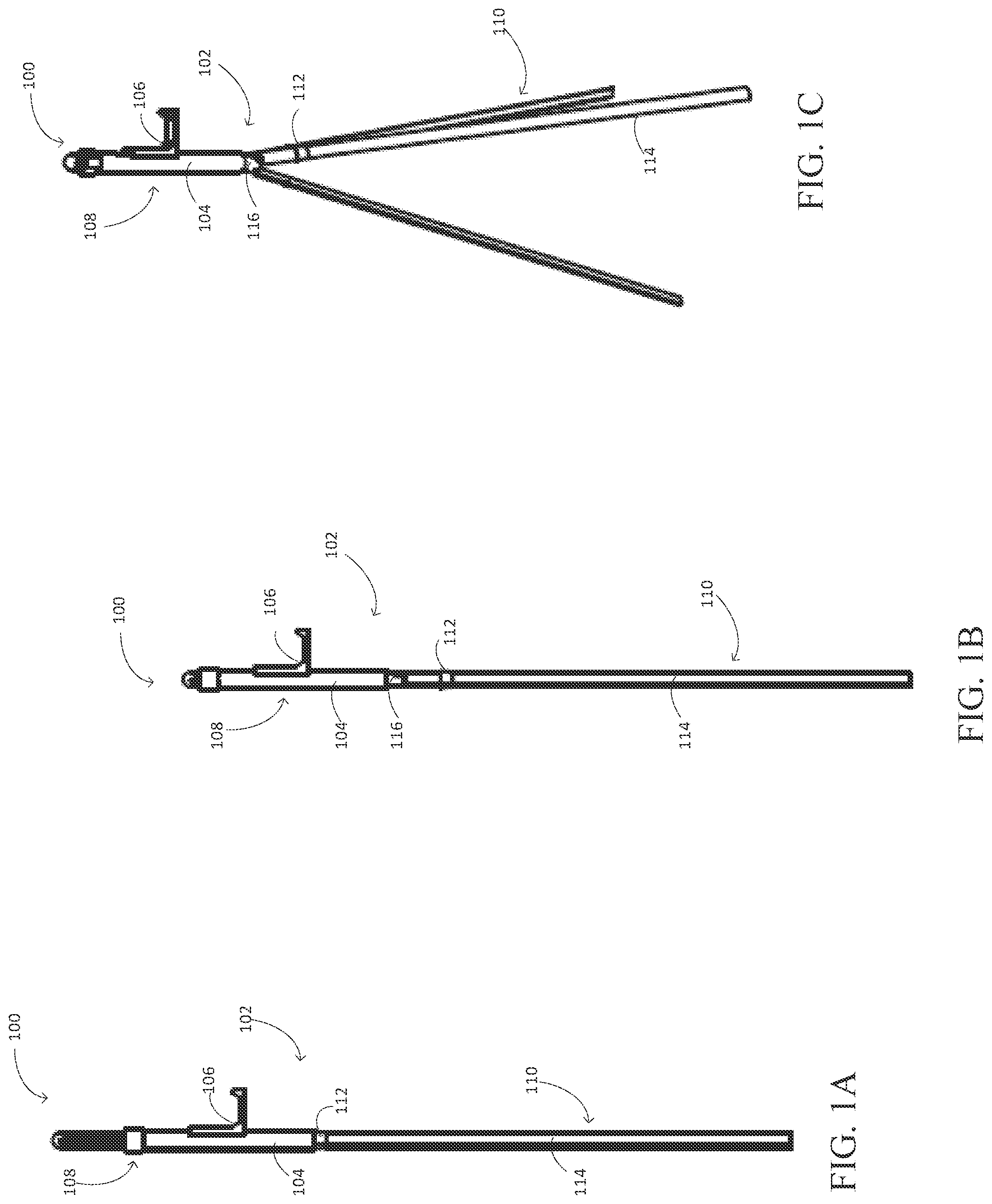 Patent US11774208 — Convertible shooting assembly for firearms — Figure 1