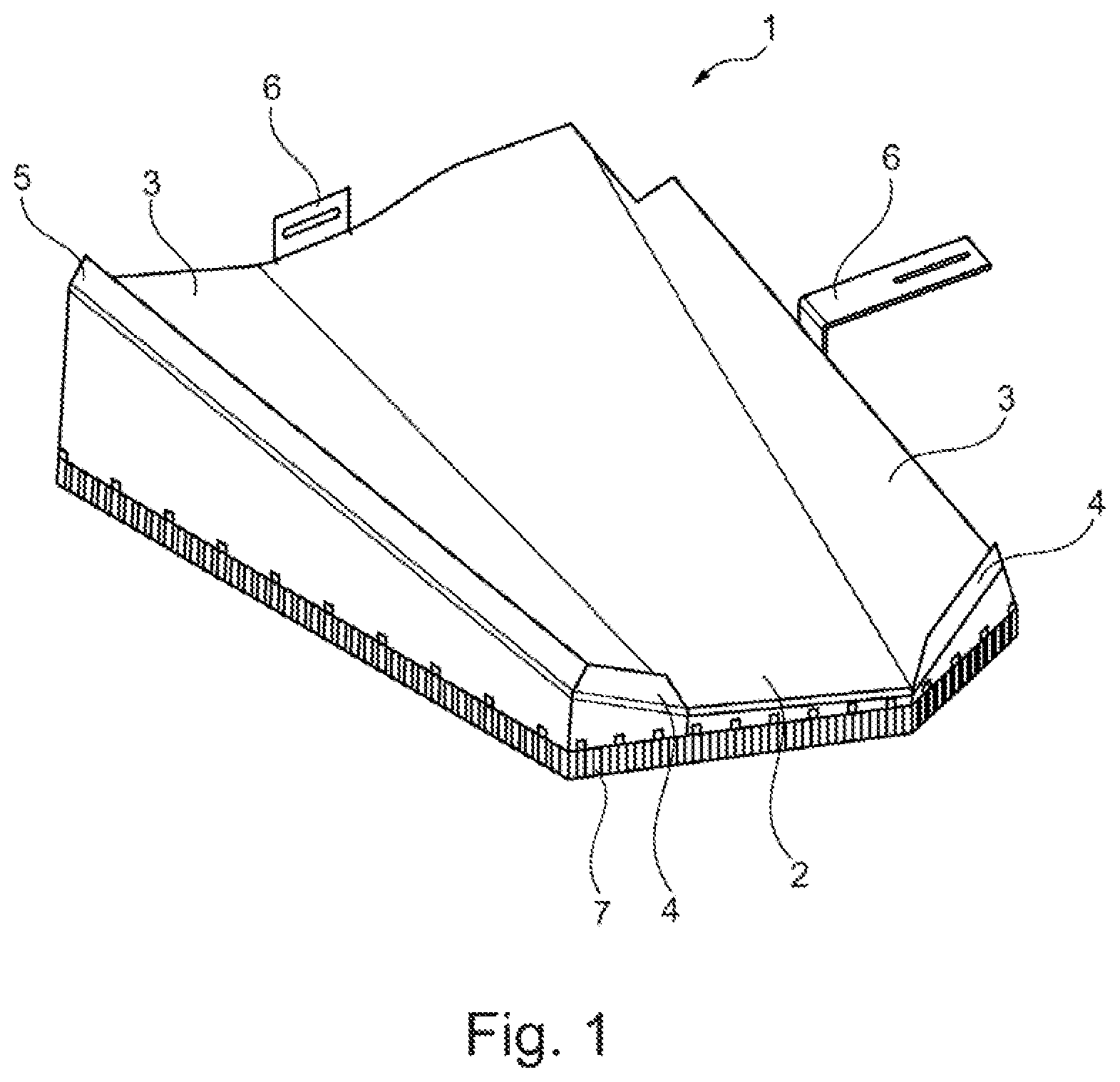 Patent US11774209 Figure 1 – Deflecting device