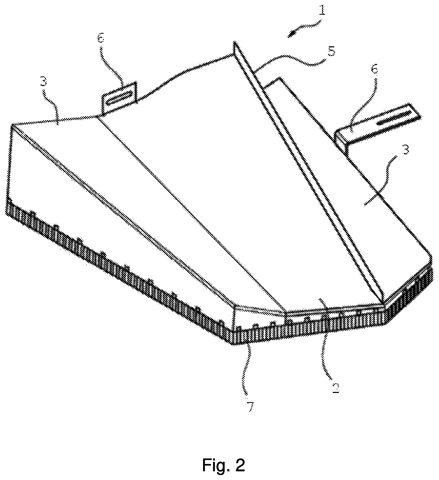 Patent US11774209 Figure 2 – Deflecting device