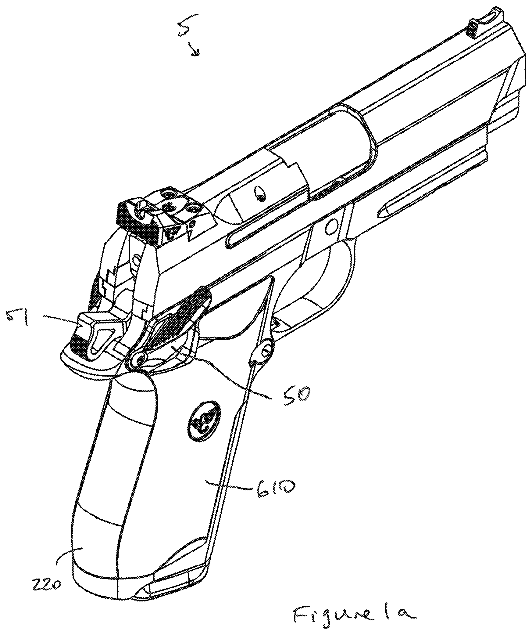 Patent US11774212 Figure 1 – Handgun