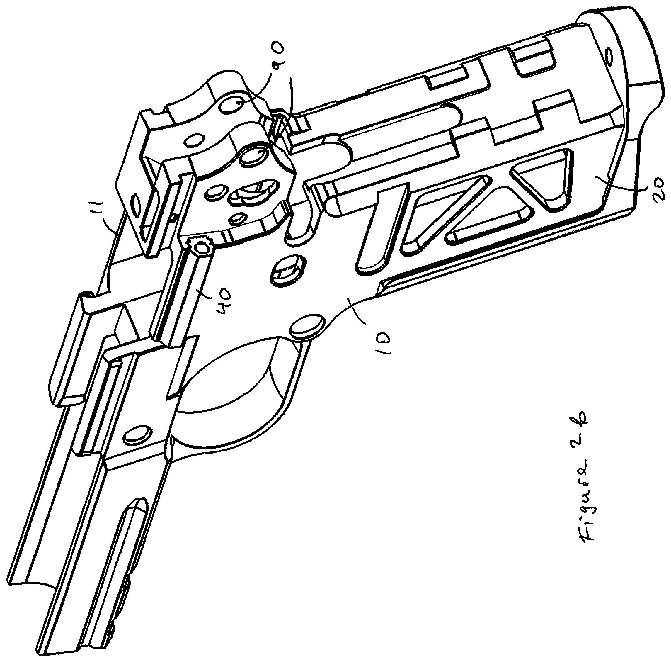 Patent US11774212 Figure 4 – Handgun