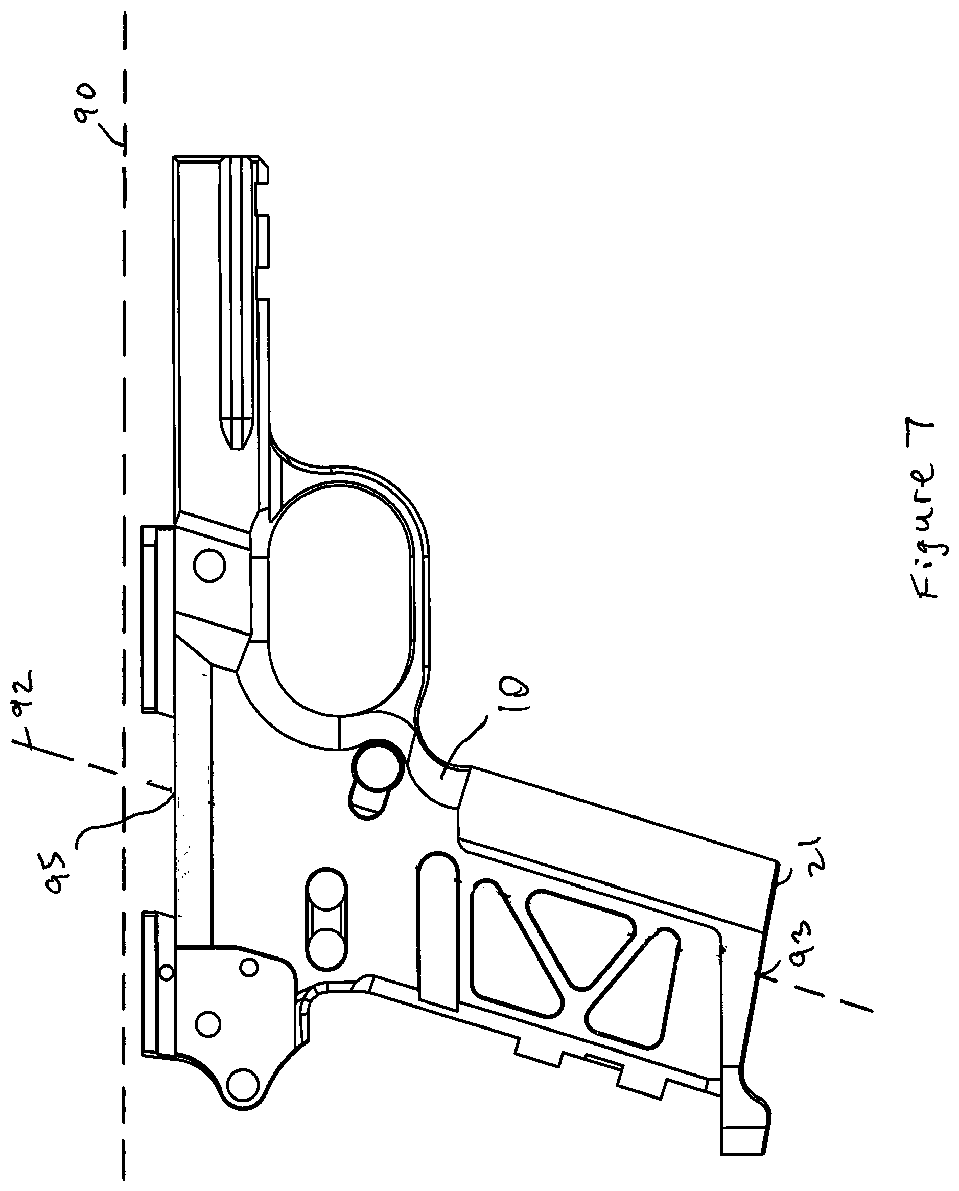Patent US11774212 Figure 9 – Handgun
