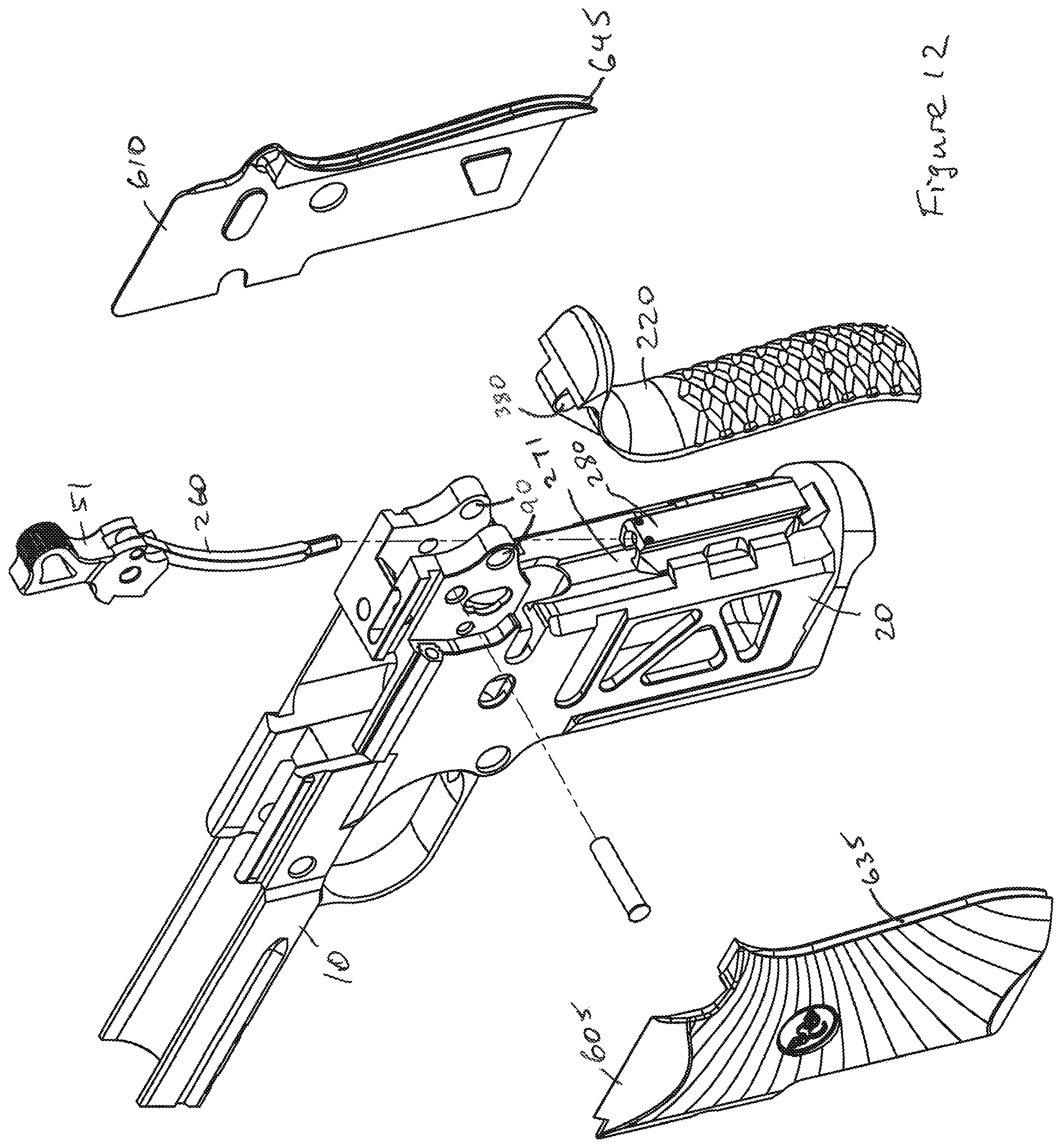 Patent US11774212 Figure 18 – Handgun