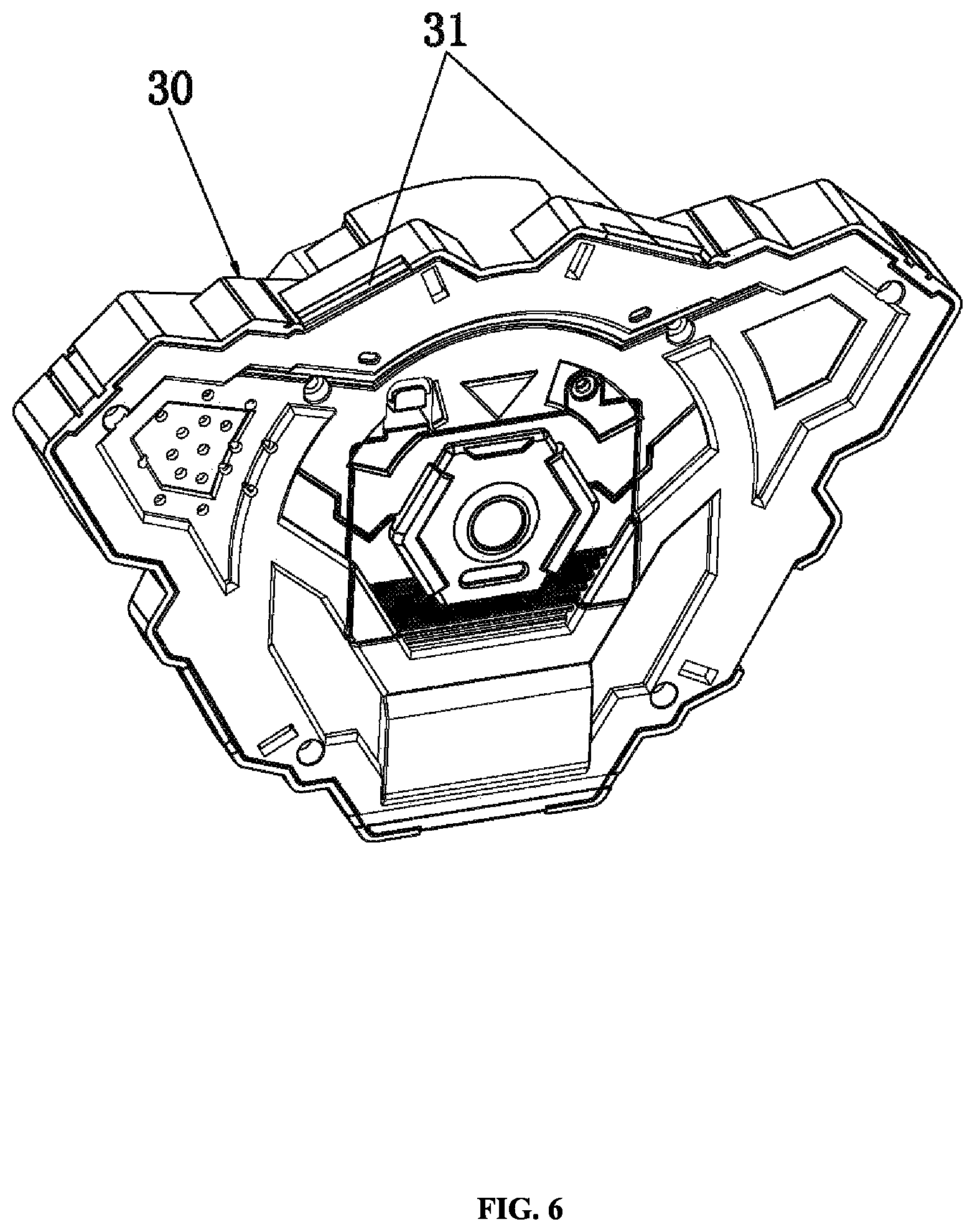 Patent US11774219 Figure 6 – Toy gun and toy gun assembly