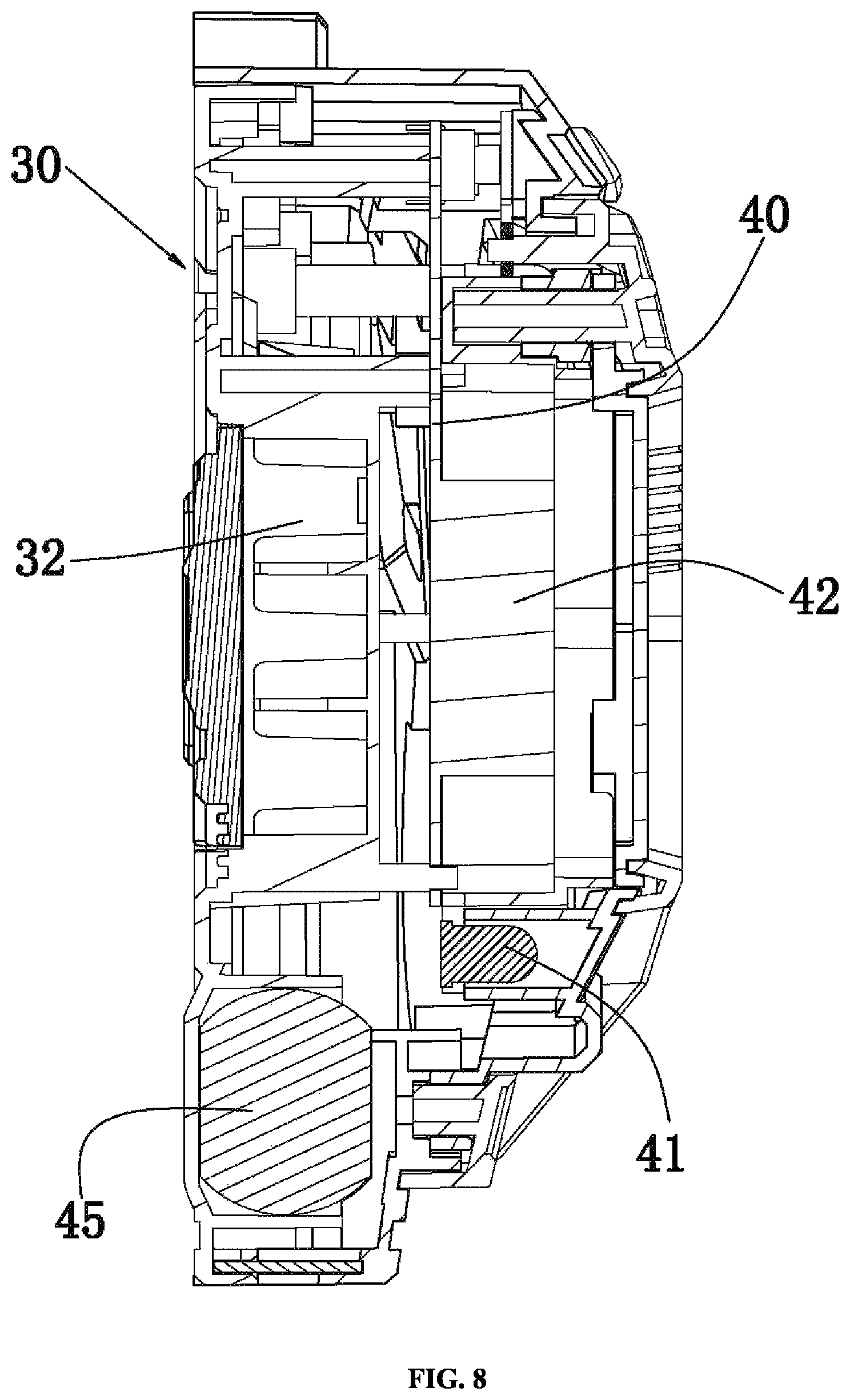 Patent US11774219 Figure 8 – Toy gun and toy gun assembly