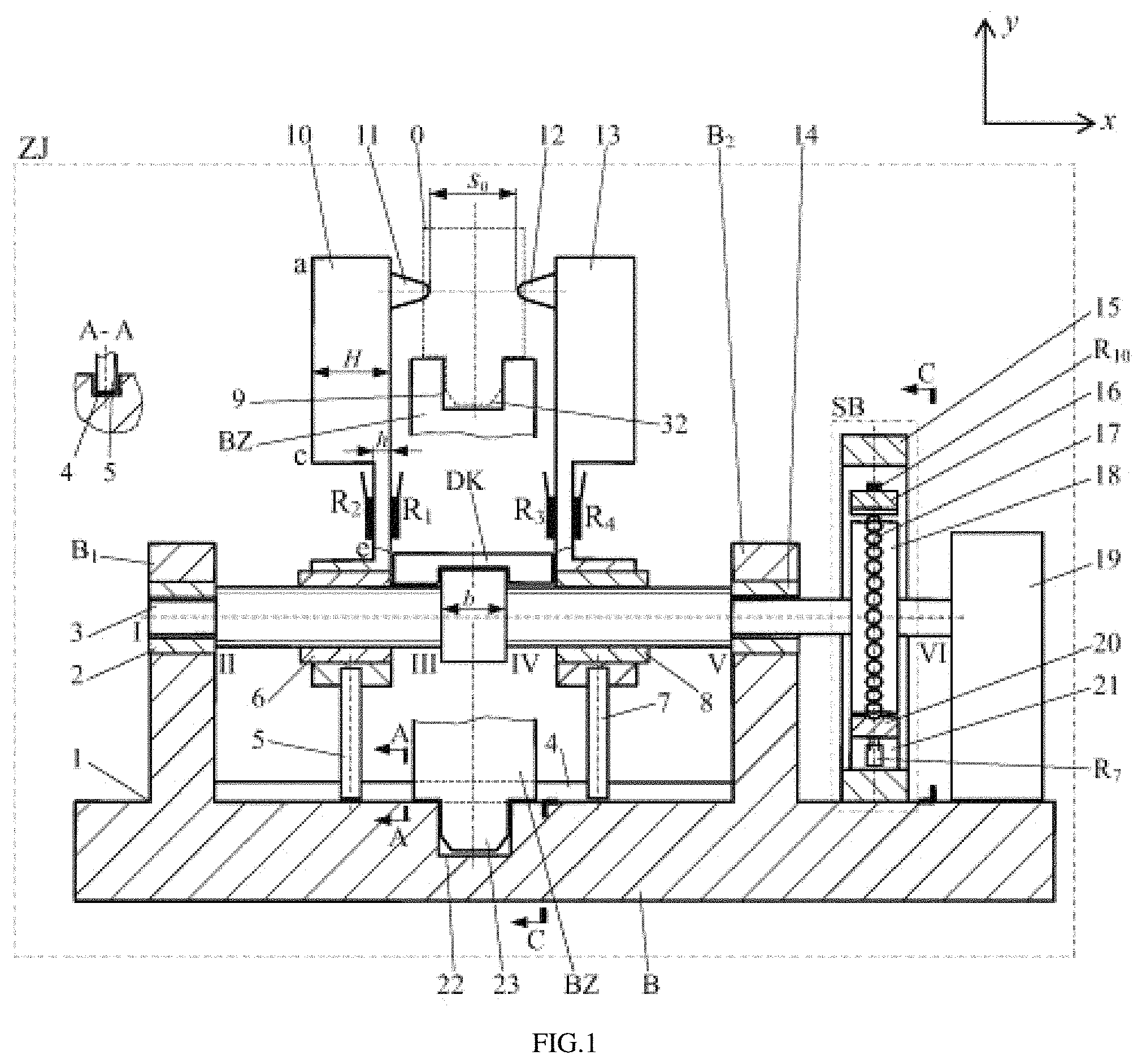 Patent US11774230 Figure 1 – Flexible method and apparatus for thickness measurement
