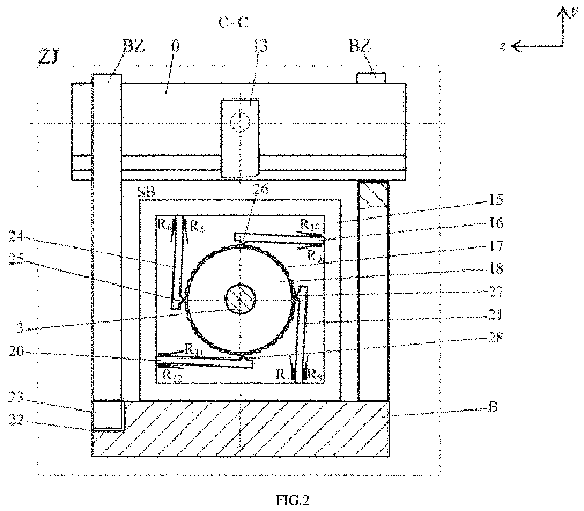 Patent US11774230 Figure 2 – Flexible method and apparatus for thickness measurement
