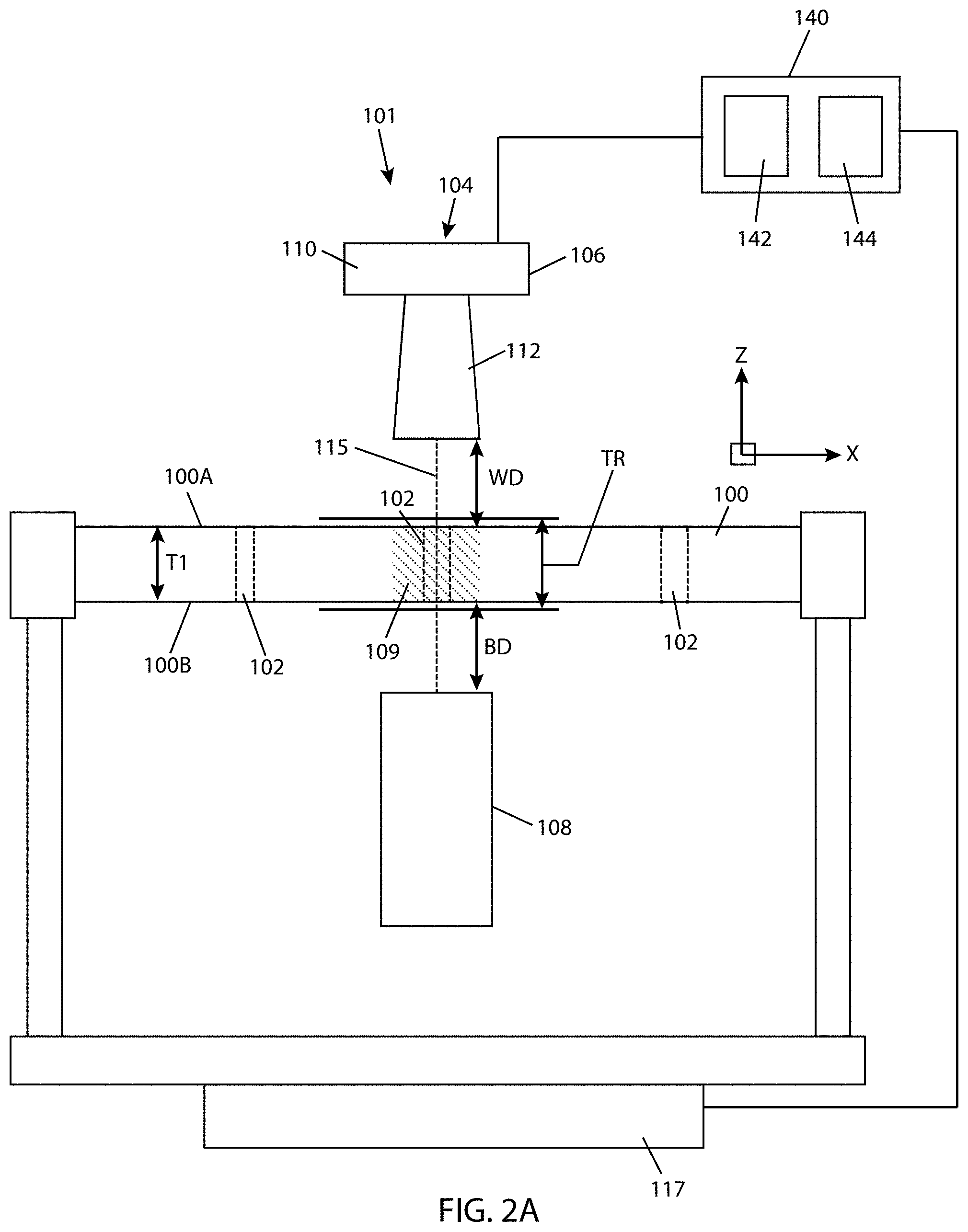 Patent US11774233 Figure 2 – Method and system for measuring geometric parameters of through holes