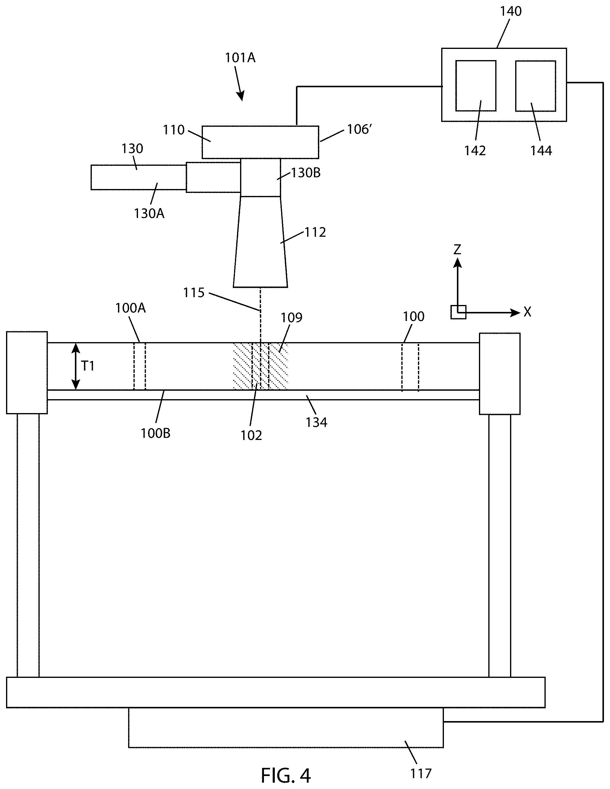 Patent US11774233 Figure 4 – Method and system for measuring geometric parameters of through holes