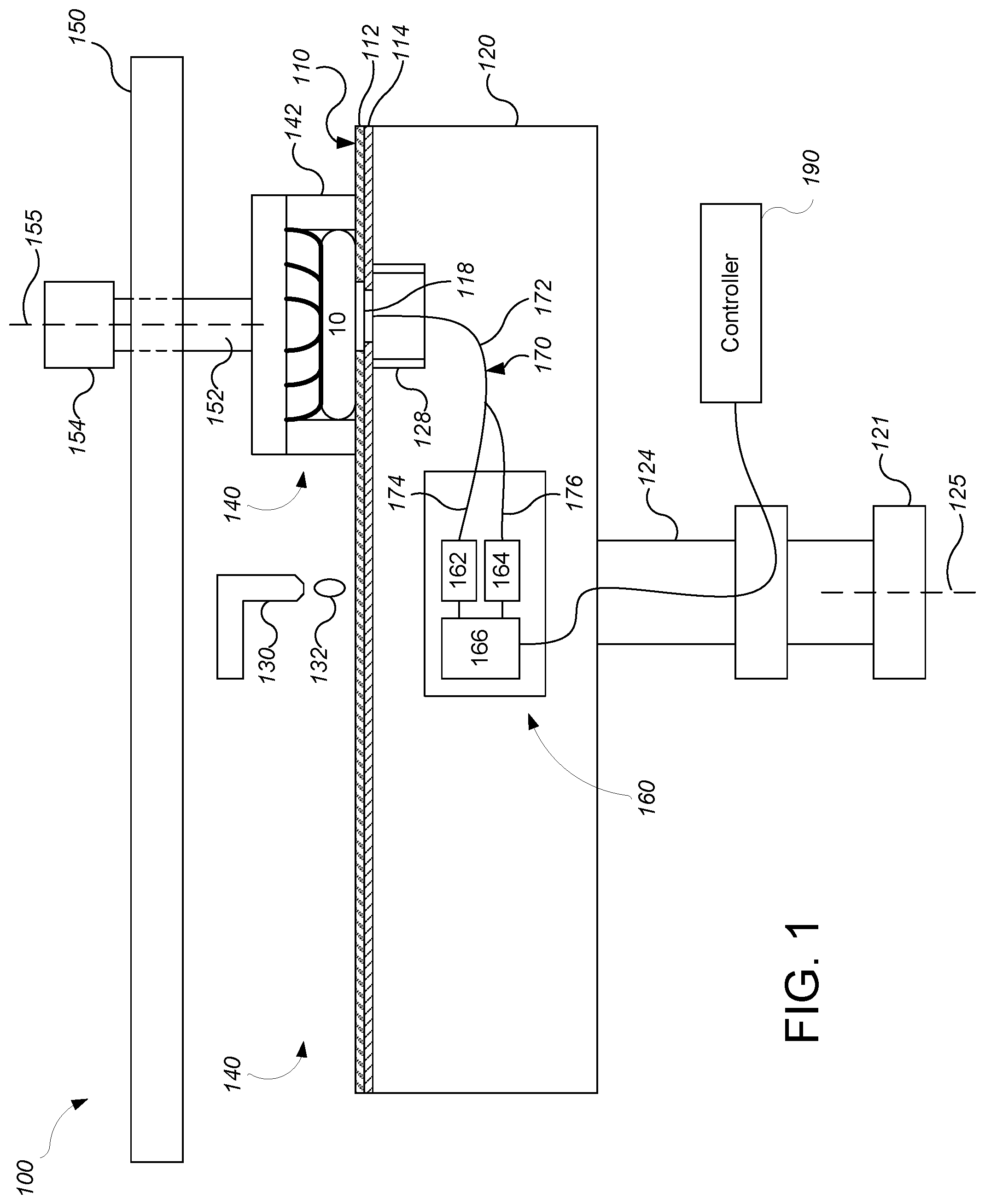 Patent US11774235 — Grouping spectral data from polishing substrates — Figure 1