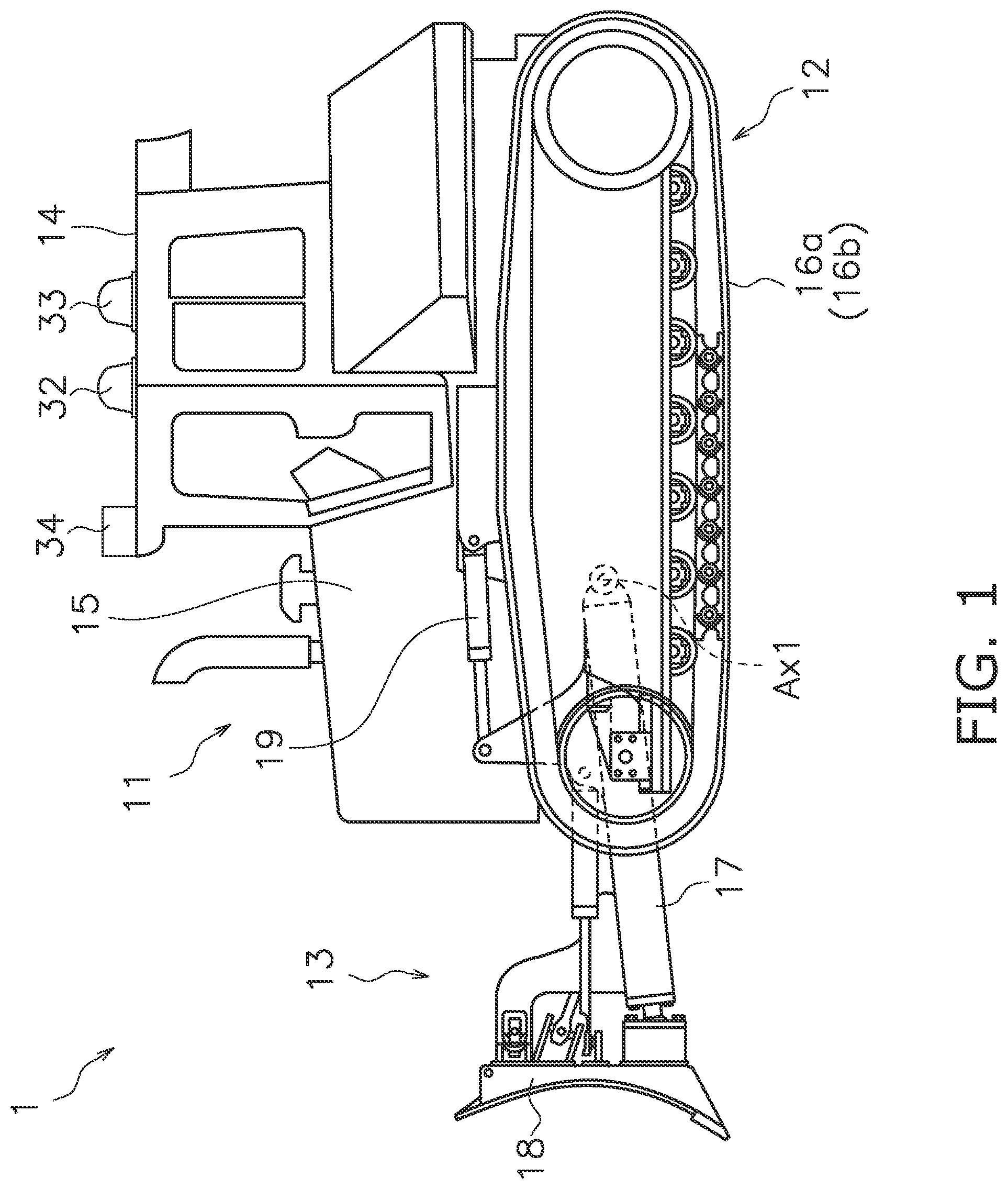 Patent US11774242 — Control system for work machine — Figure 1