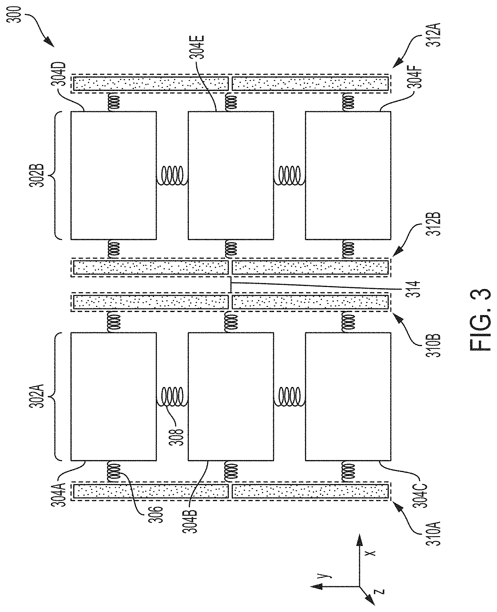 Patent US11774244 Figure 3 – 3-axis gyroscope with rotational vibration rejection