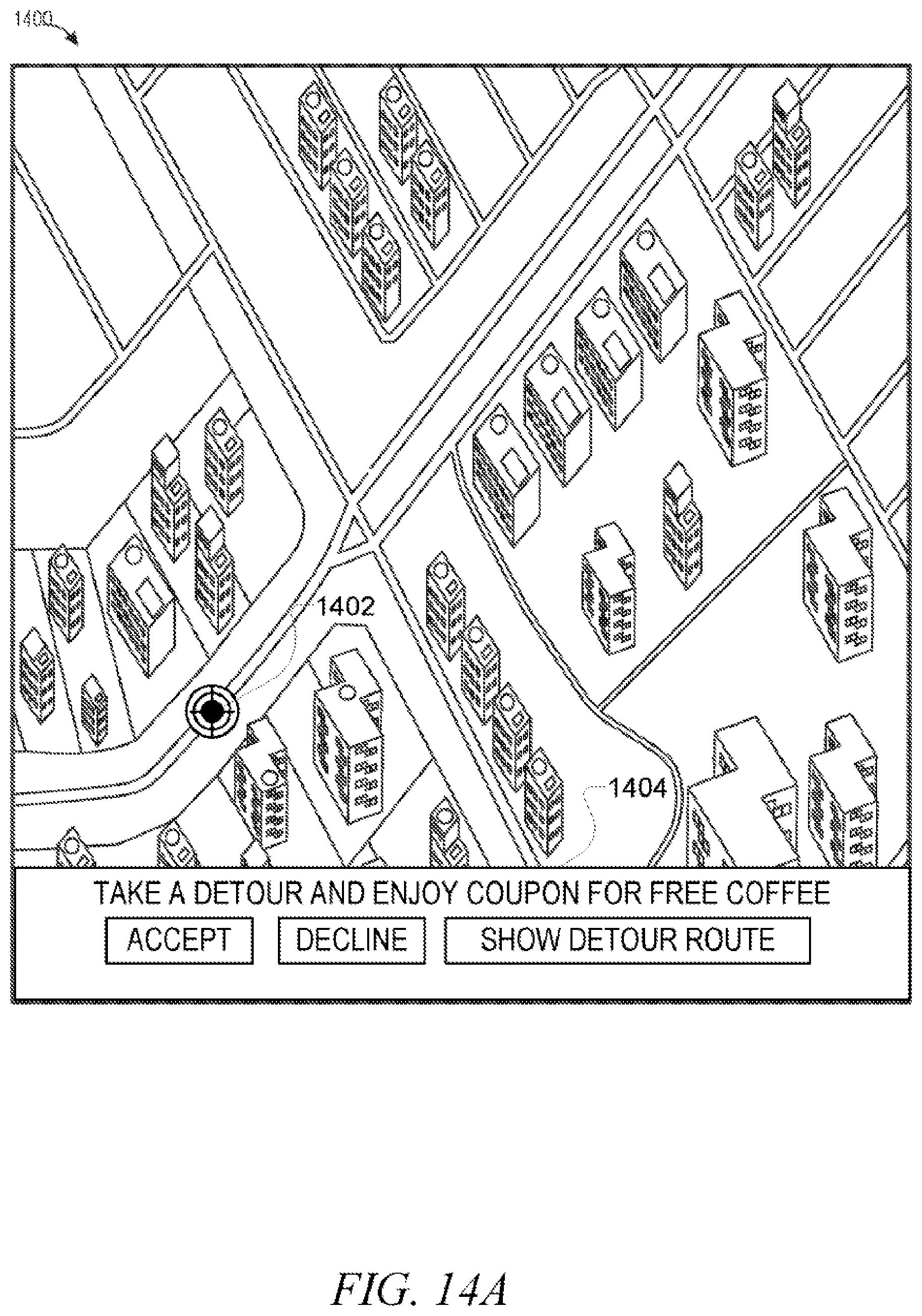 Patent US11774252 Figure 16 – Proactive re-routing of vehicles to control traffic flow