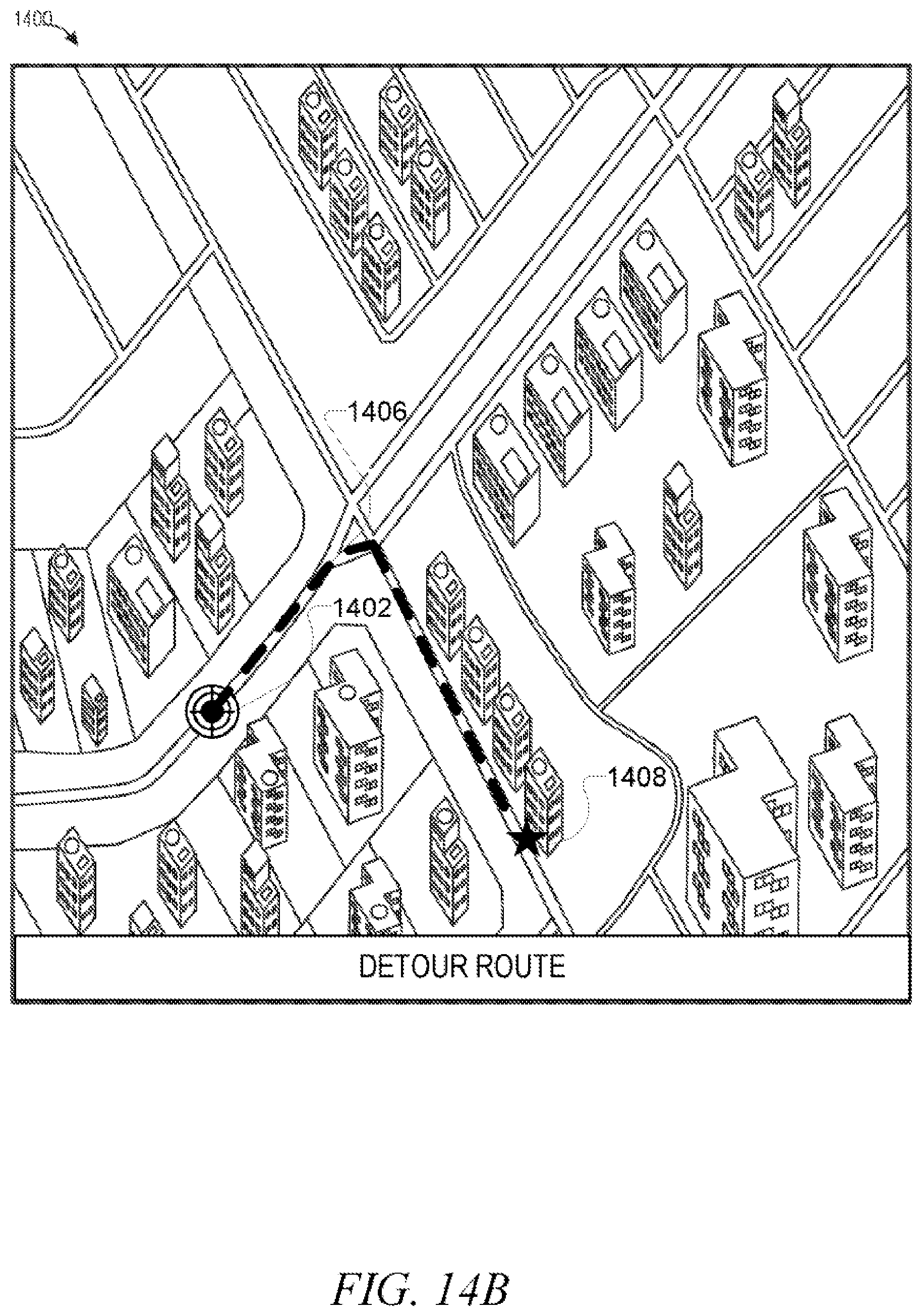 Patent US11774252 Figure 17 – Proactive re-routing of vehicles to control traffic flow