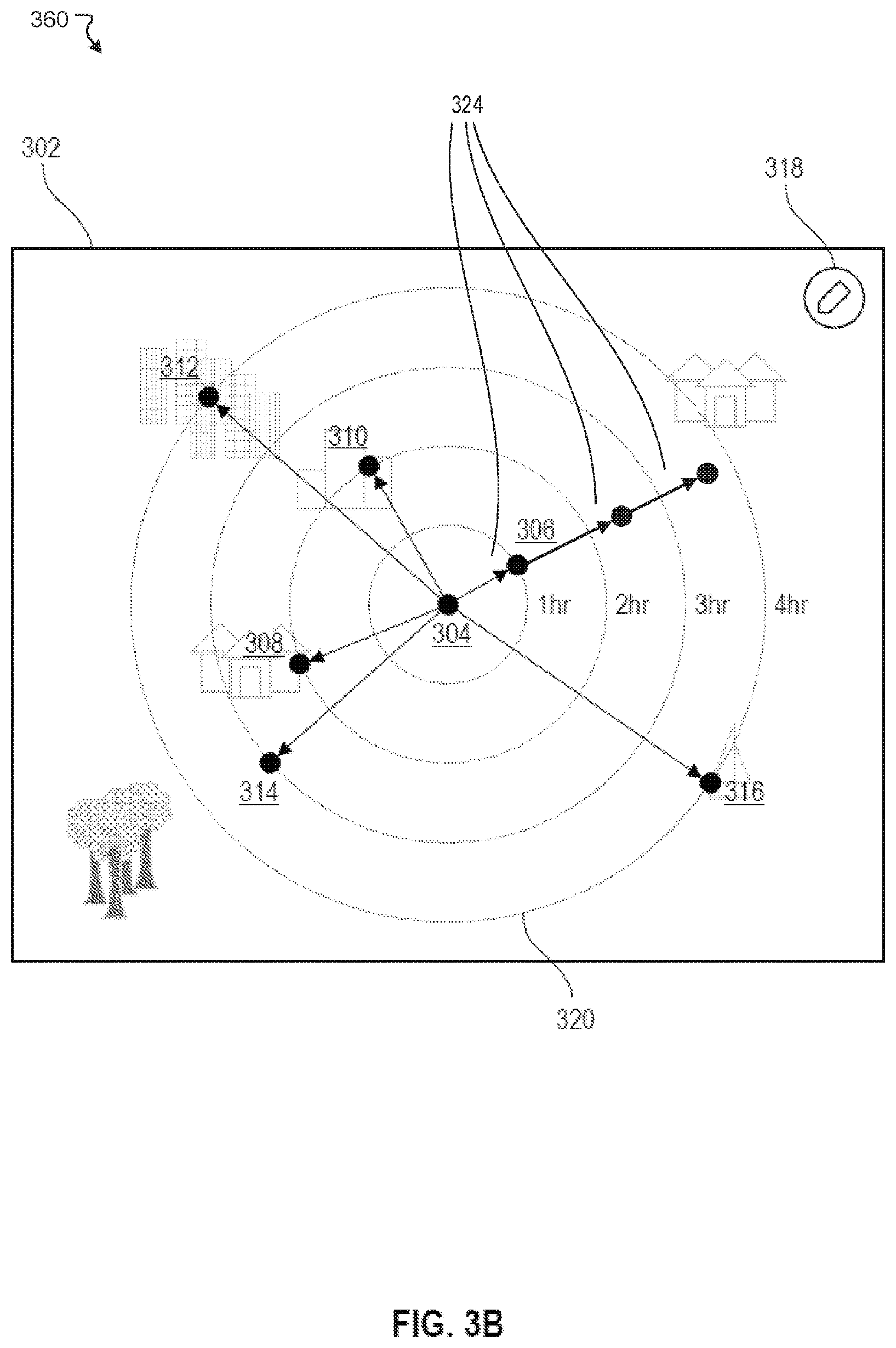 Patent US11774254 Figure 5 – Systems and methods for alternative projections of geographical information