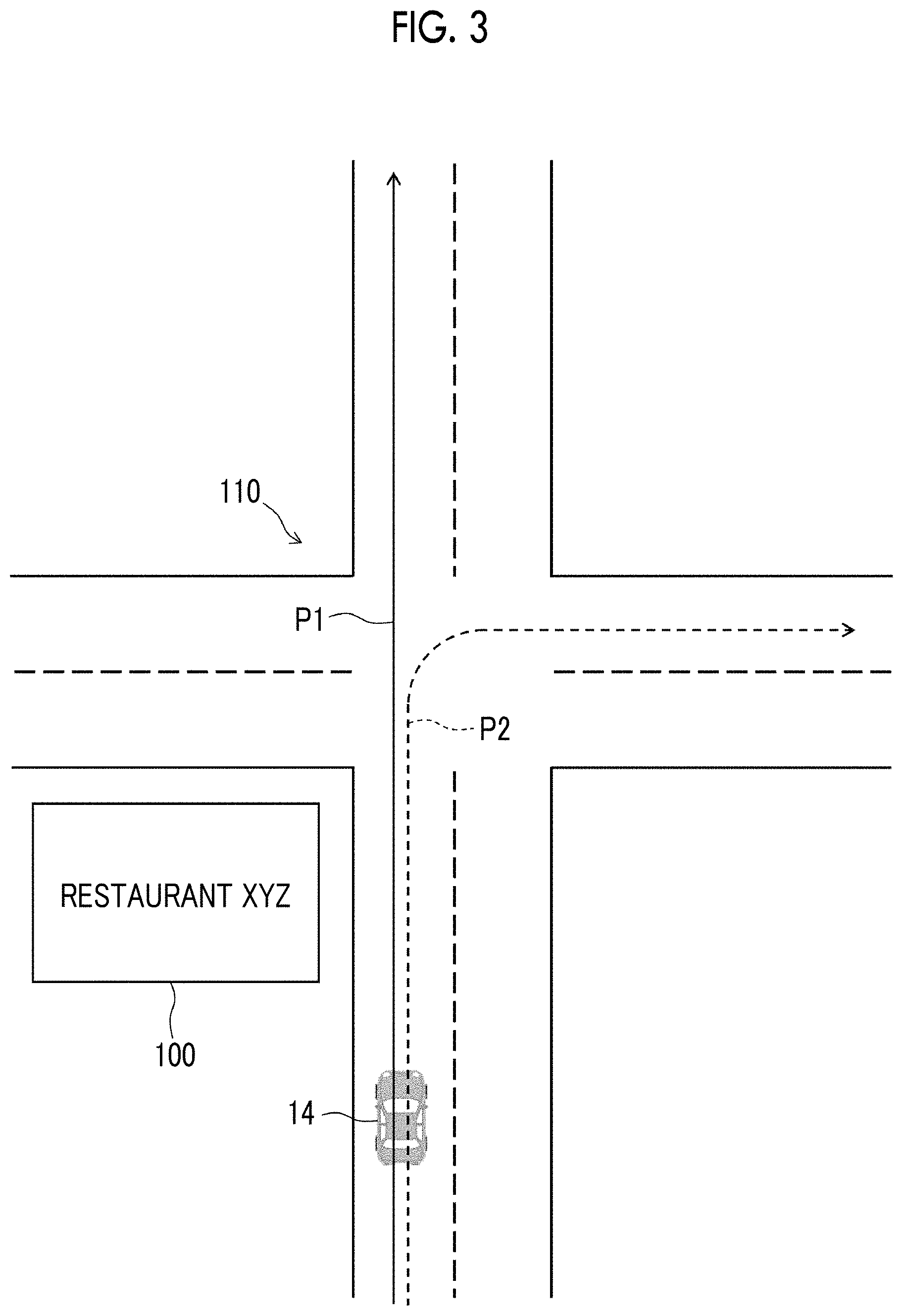 Patent US11774258 Figure 3 – Server apparatus and information processing method for providing vehicle travel guidance that is generated based on an image of a specific point