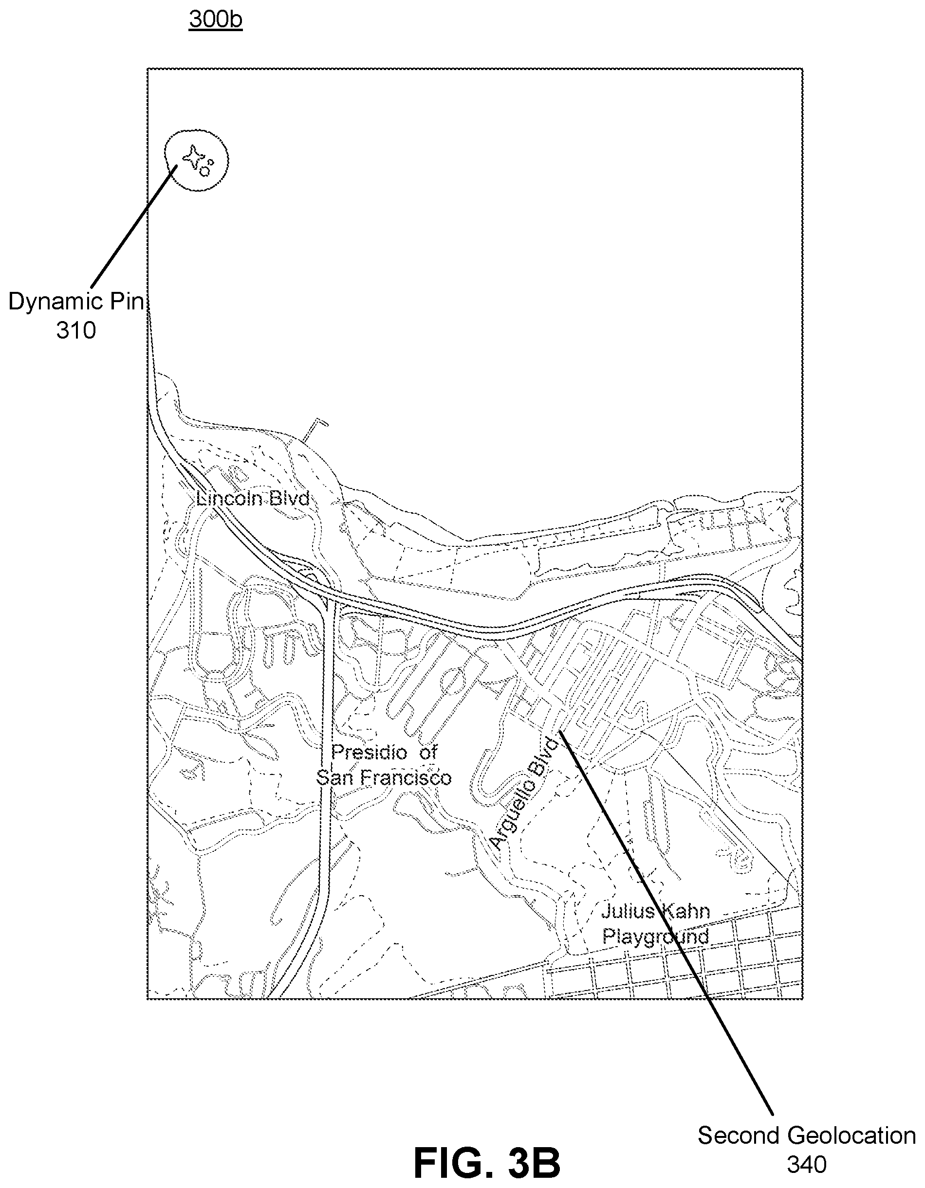 Patent US11774260 Figure 4 – Dynamic obfuscation of a mapped point of interest
