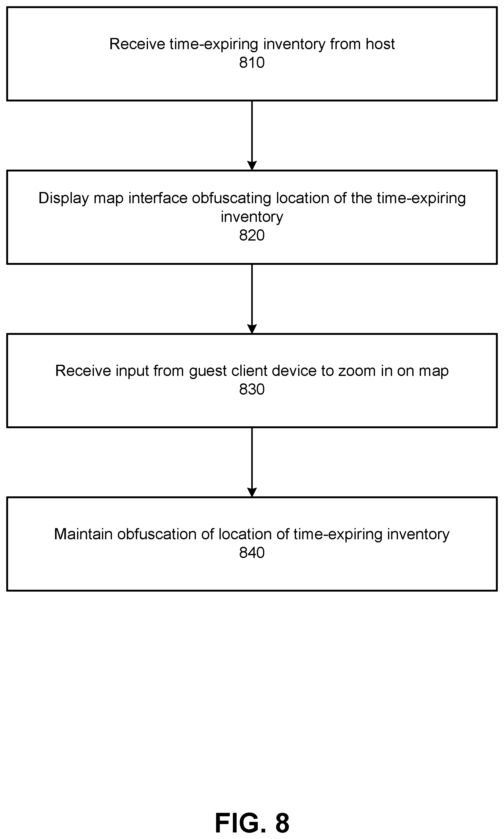 Patent US11774260 Figure 13 – Dynamic obfuscation of a mapped point of interest