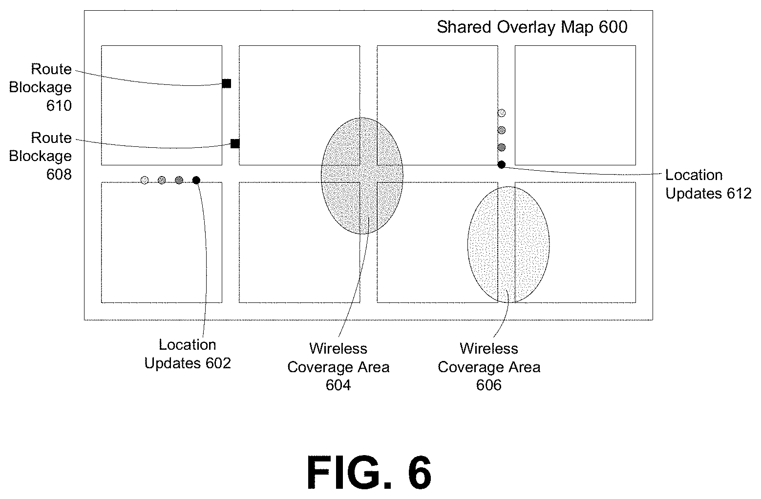 Patent US11774263 Figure 5 – Shared overlay maps