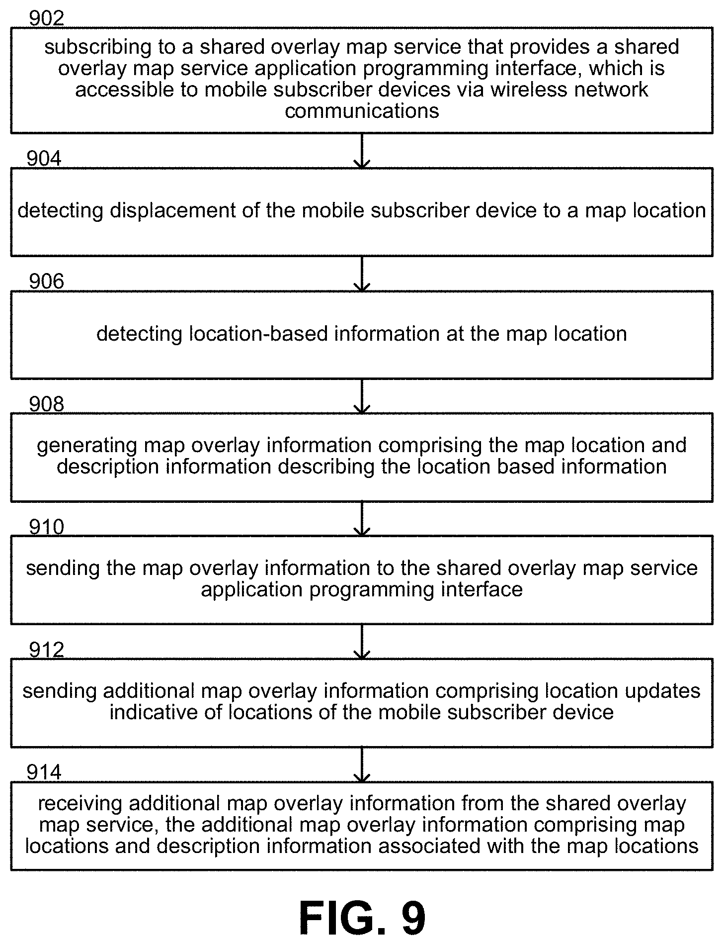 Patent US11774263 Figure 8 – Shared overlay maps