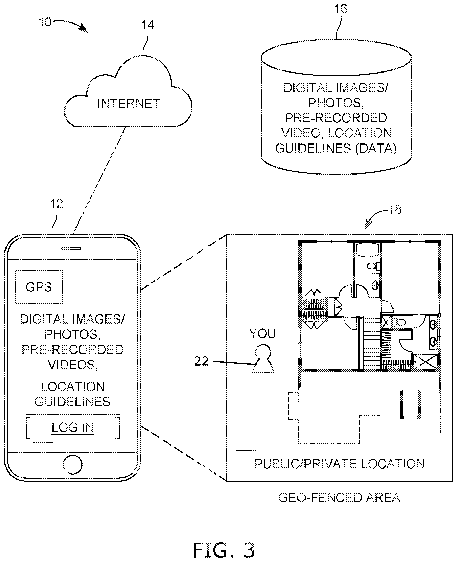 Patent US11774265 Figure 3 – System and method of publishing map data to an end user based on location data