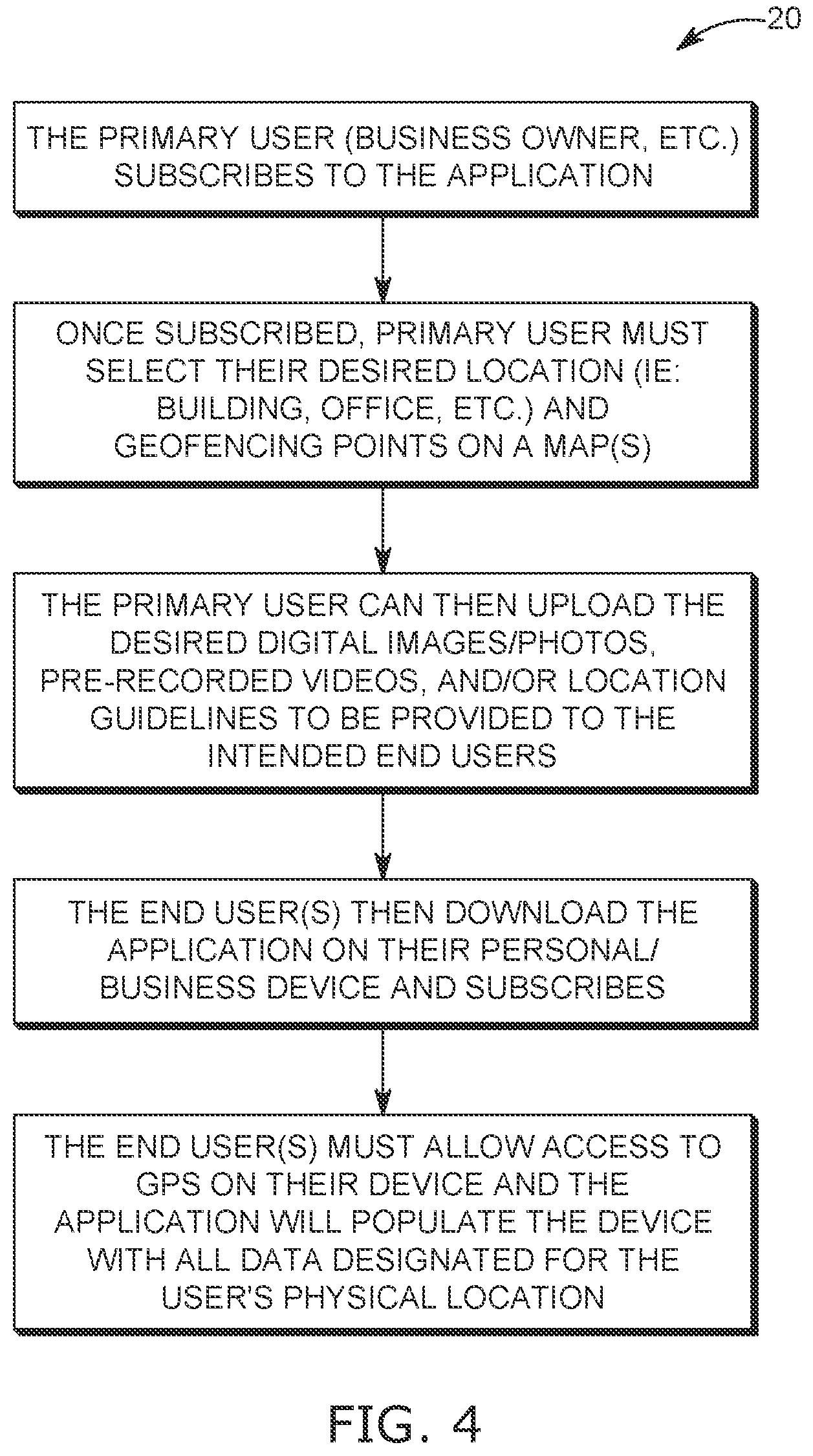 Patent US11774265 Figure 4 – System and method of publishing map data to an end user based on location data
