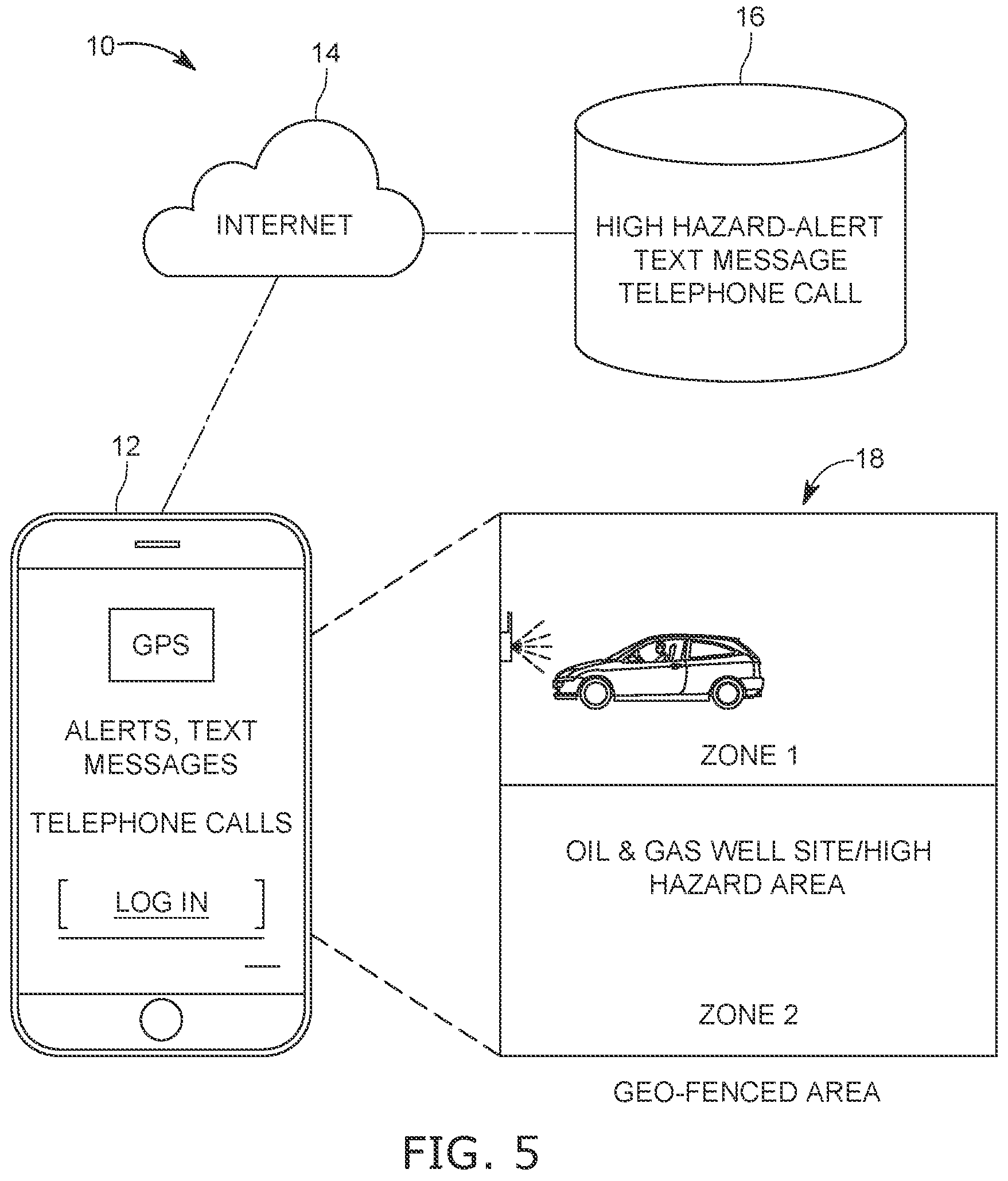 Patent US11774265 Figure 5 – System and method of publishing map data to an end user based on location data
