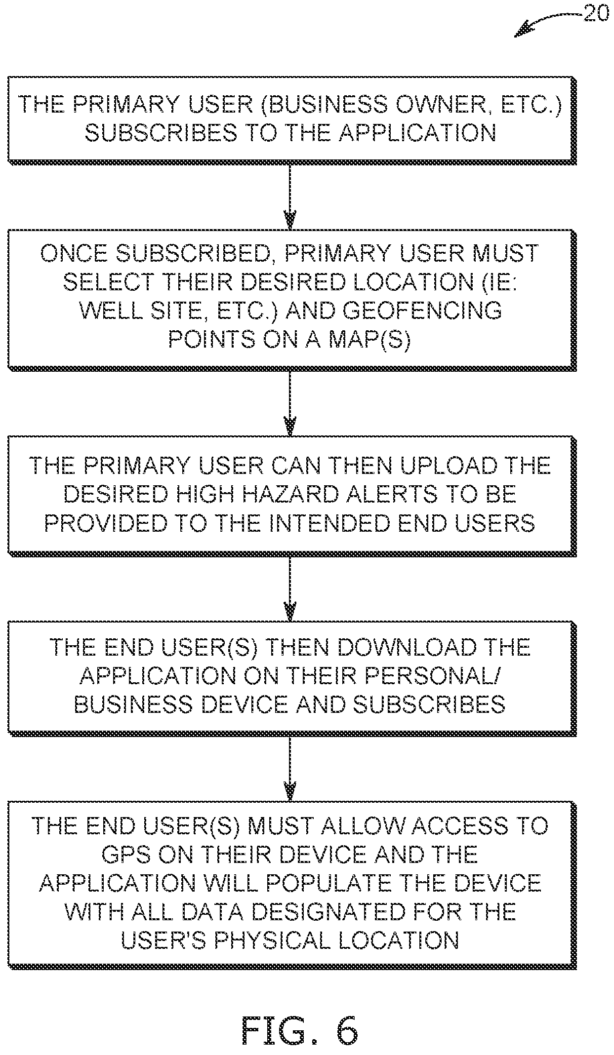 Patent US11774265 Figure 6 – System and method of publishing map data to an end user based on location data