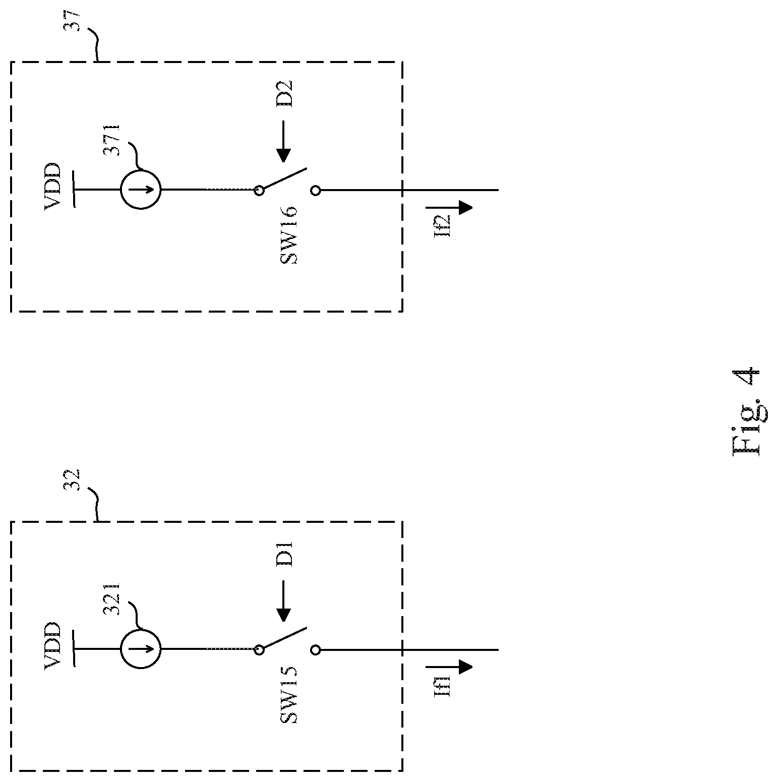 Patent US11774284 Figure 4 – High-sensitivity light sensor and sensing method thereof comprising a plurality of comparator circuits, reset circuits and counter circuits