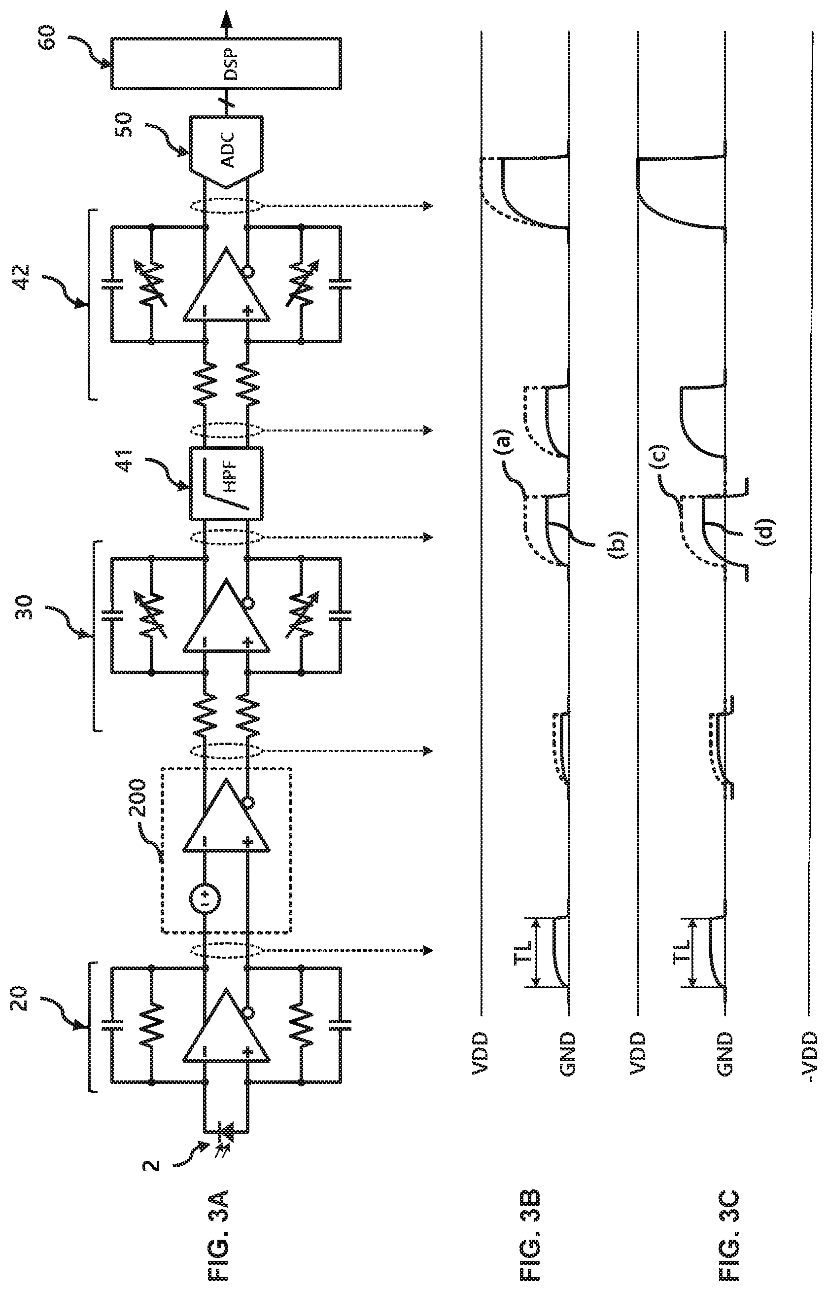 Patent US11774294 Figure 3 – Amplifier capable of cancelling offset and sensor capable of cancelling offset component