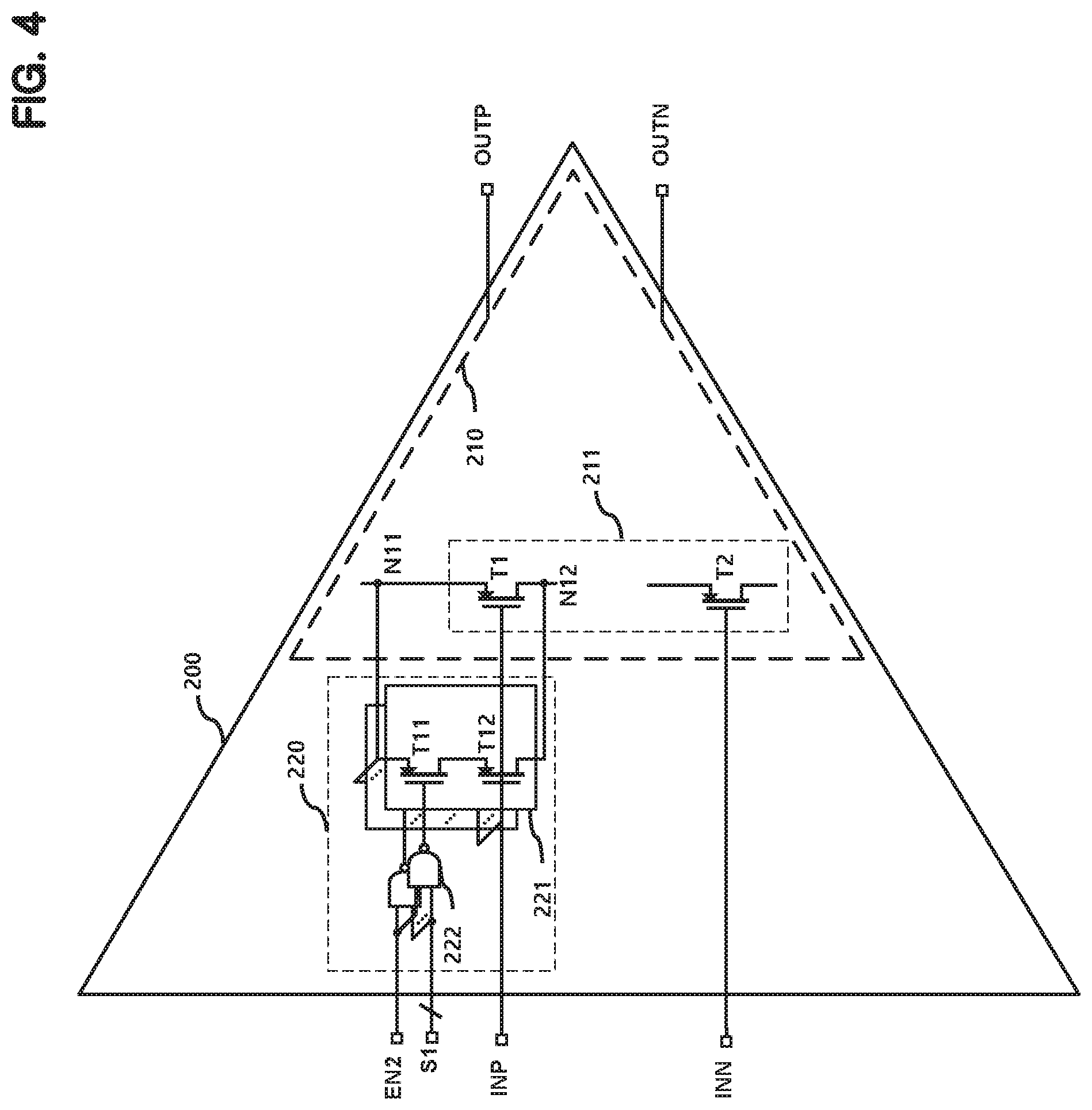 Patent US11774294 Figure 4 – Amplifier capable of cancelling offset and sensor capable of cancelling offset component
