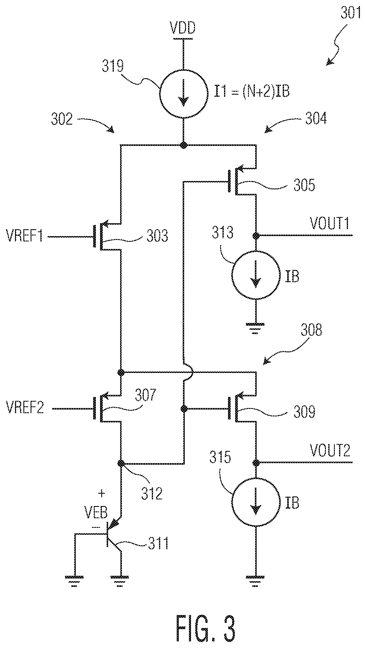 Patent US11774297 Figure 3 – Temperature detection circuit