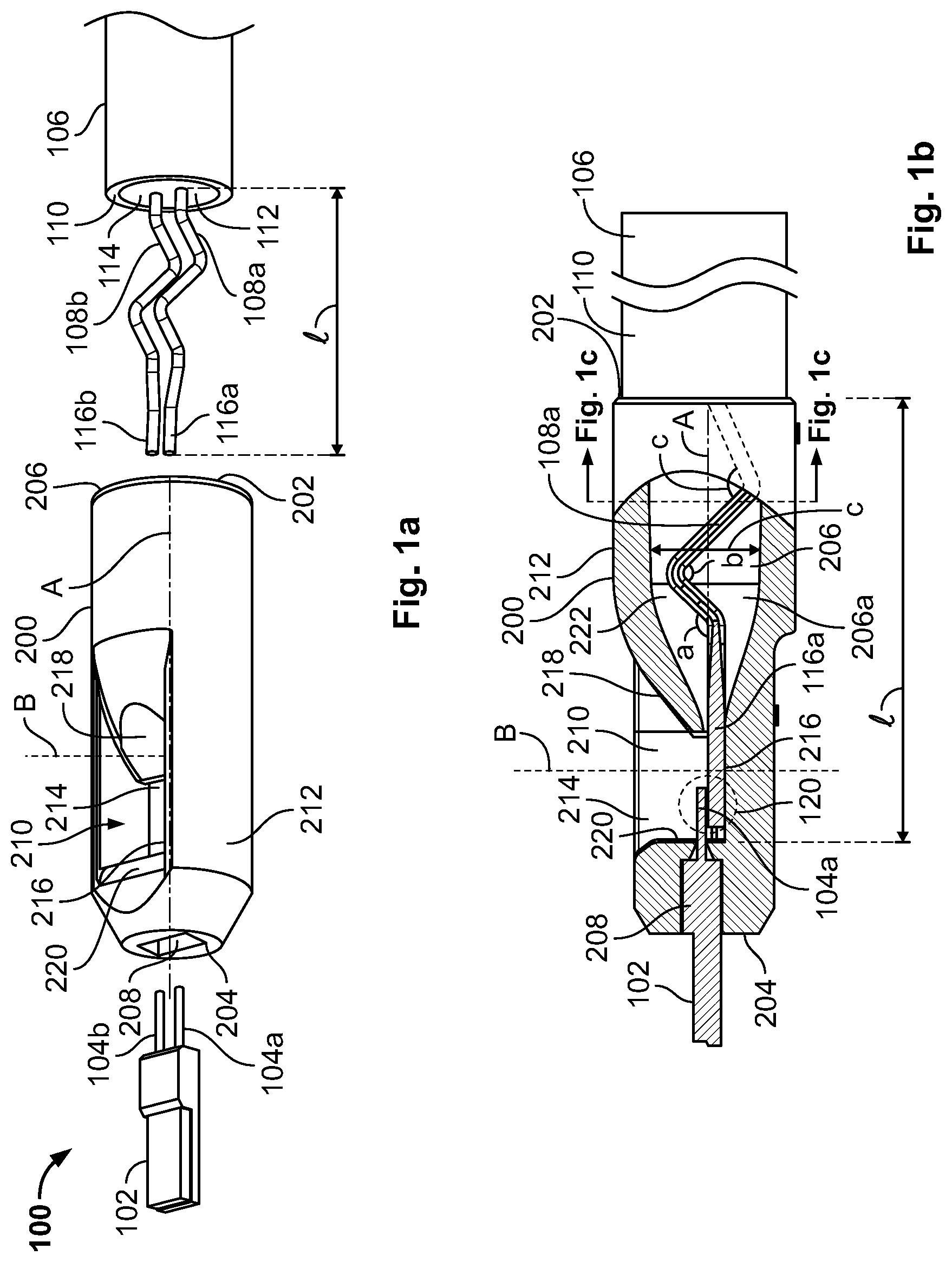 Patent US11774299 Figure 1 – Temperature sensor and a method for assembling such a temperature sensor