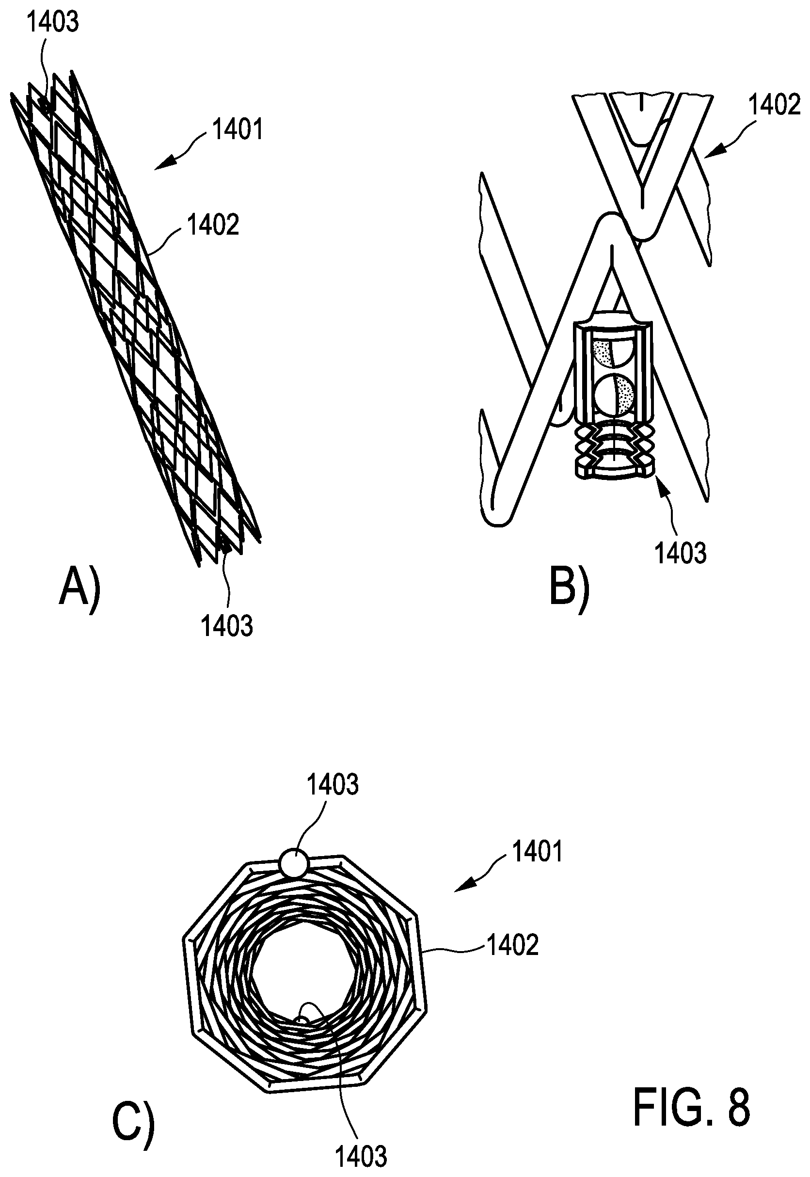 Patent US11774300 Figure 8 – Pressure sensor for being introduced into a circulatory system