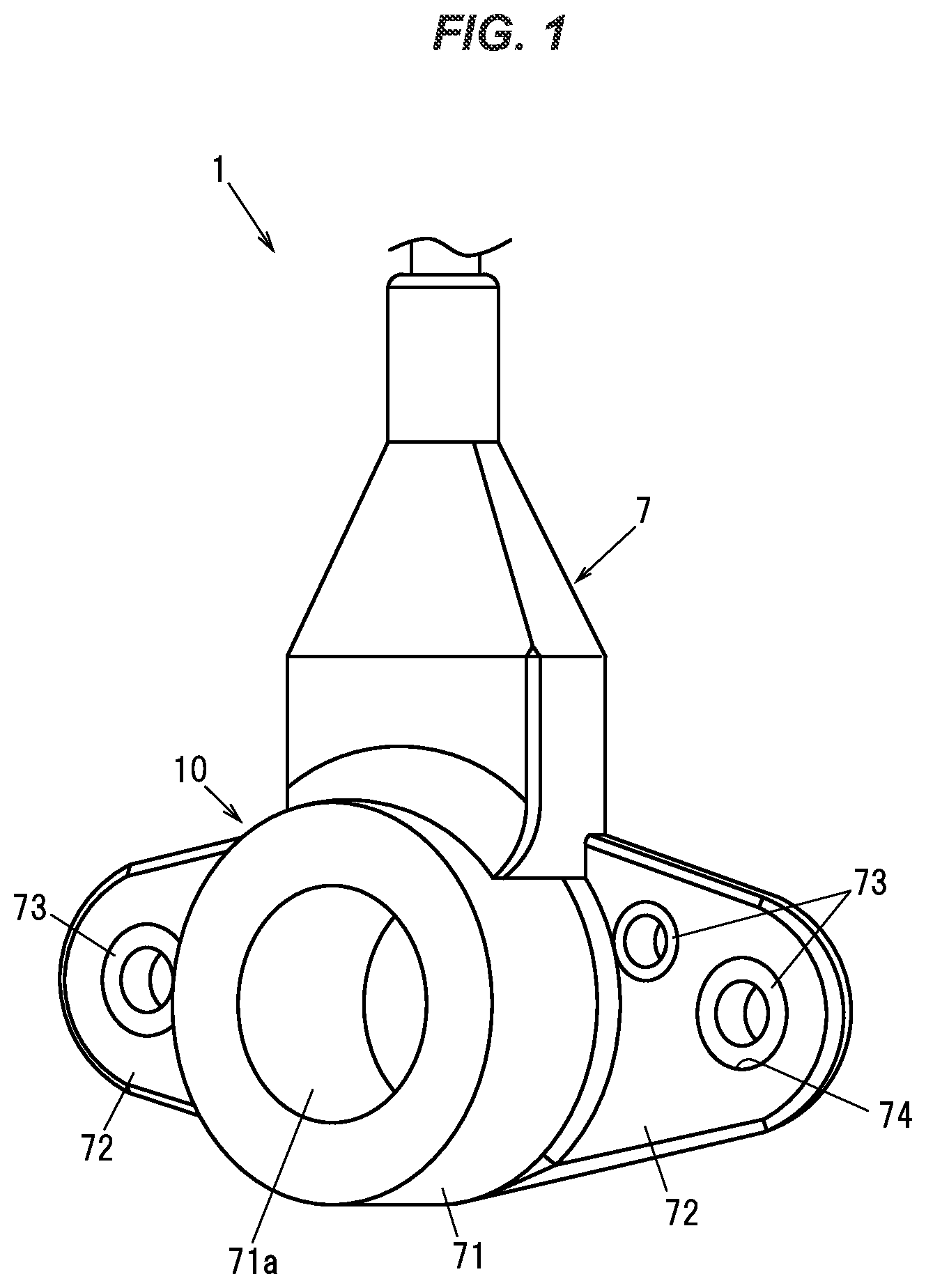 Patent US11774305 — Magnetostrictive torque sensor and design method of thickness of magnetic ring for magnetostrictive torque sensor — Figure 1