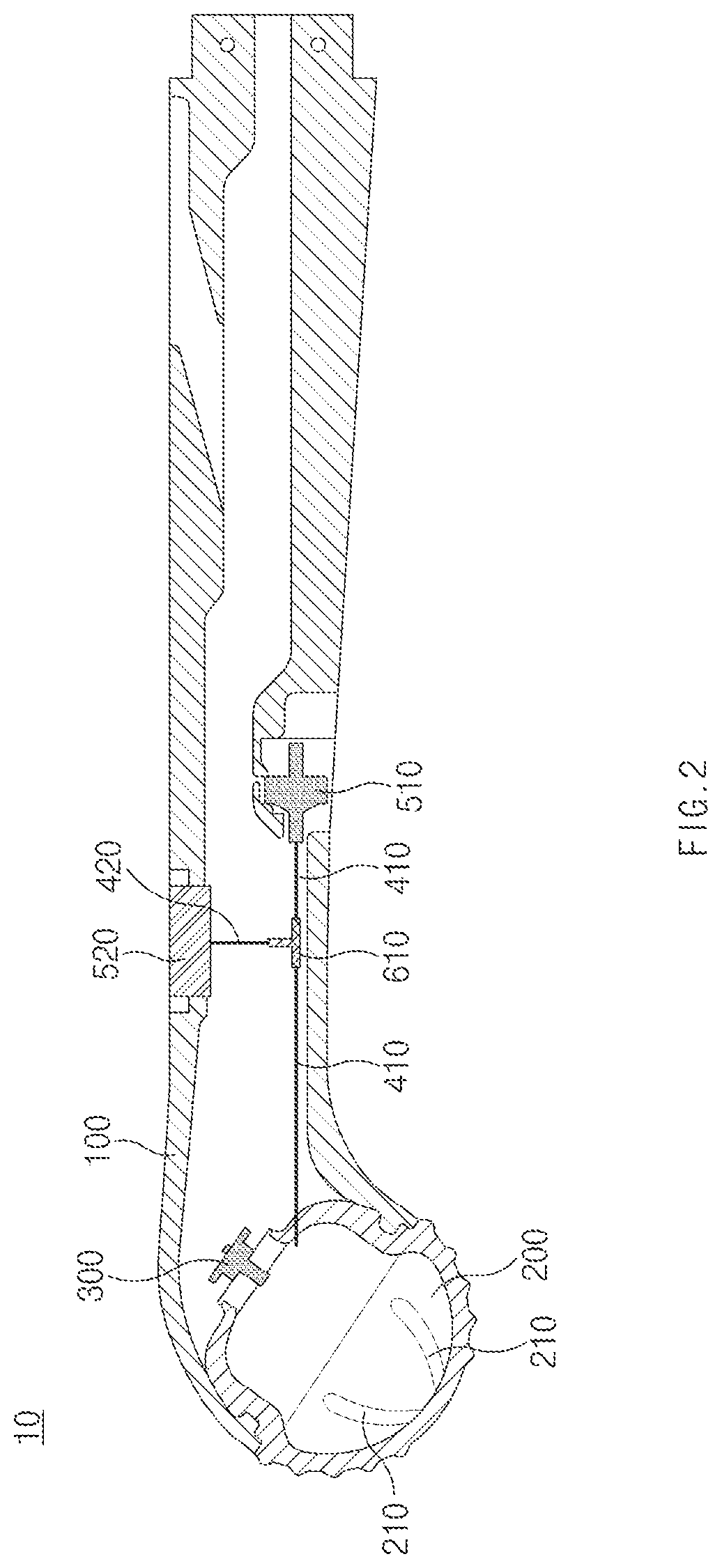 Patent US11774307 Figure 2 – Foot structure for walking robot, walking robot including foot structure, and method of operating walking robot