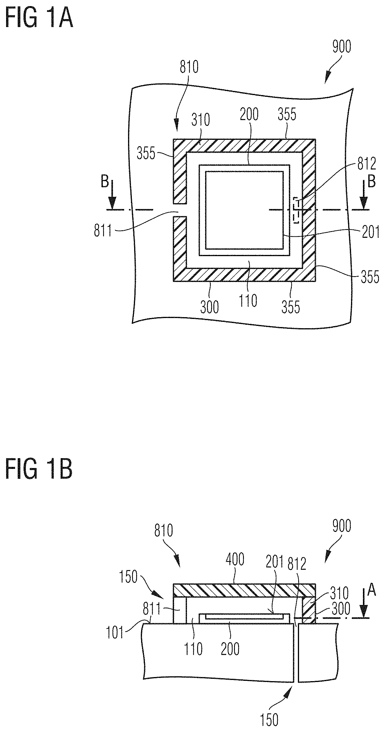 Patent US11774308 Figure 1 – Sensor device including sensor unit for a gaseous medium