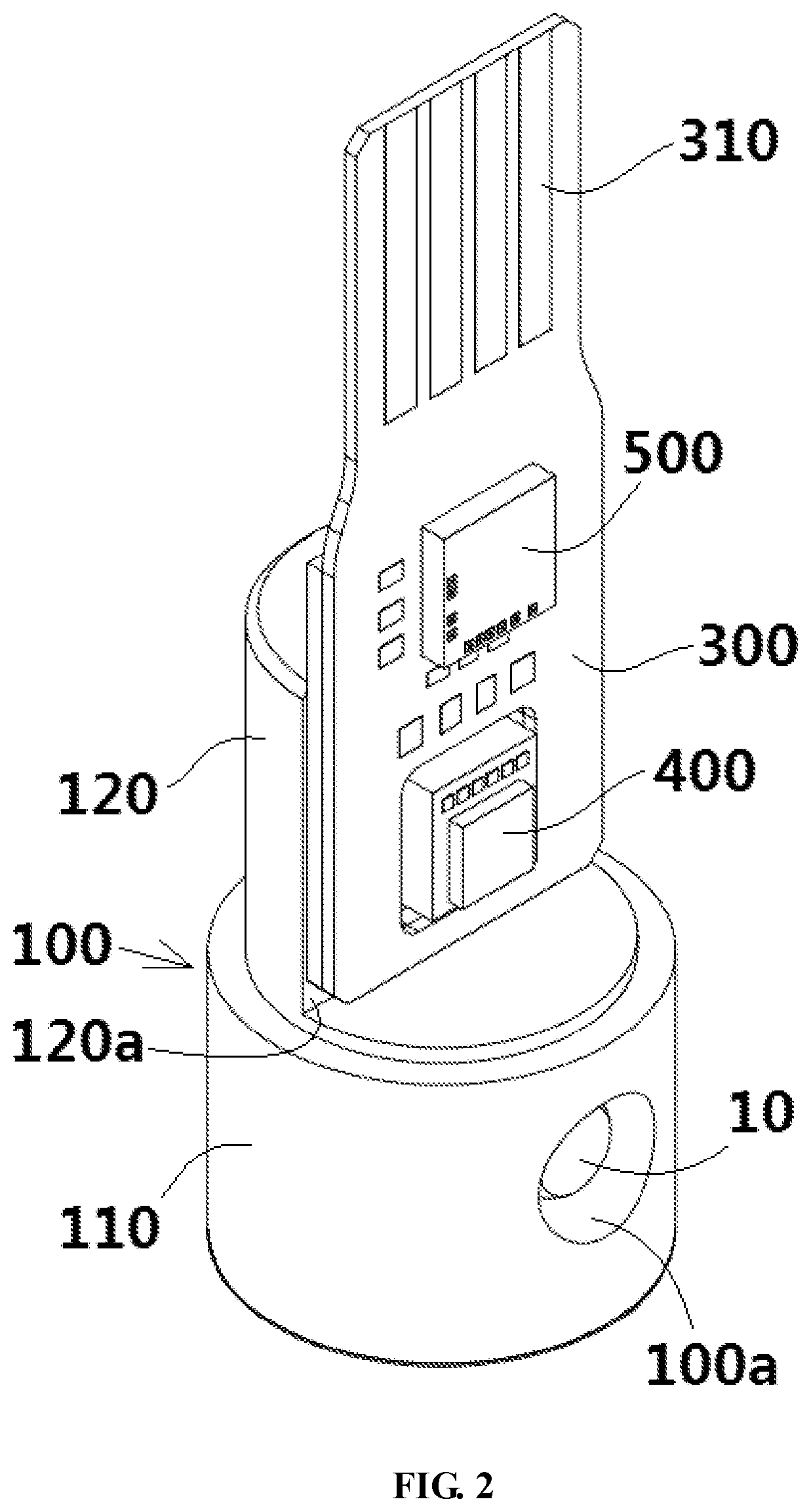 Patent US11774309 Figure 2 – Implantable oil-filled pressure sensor