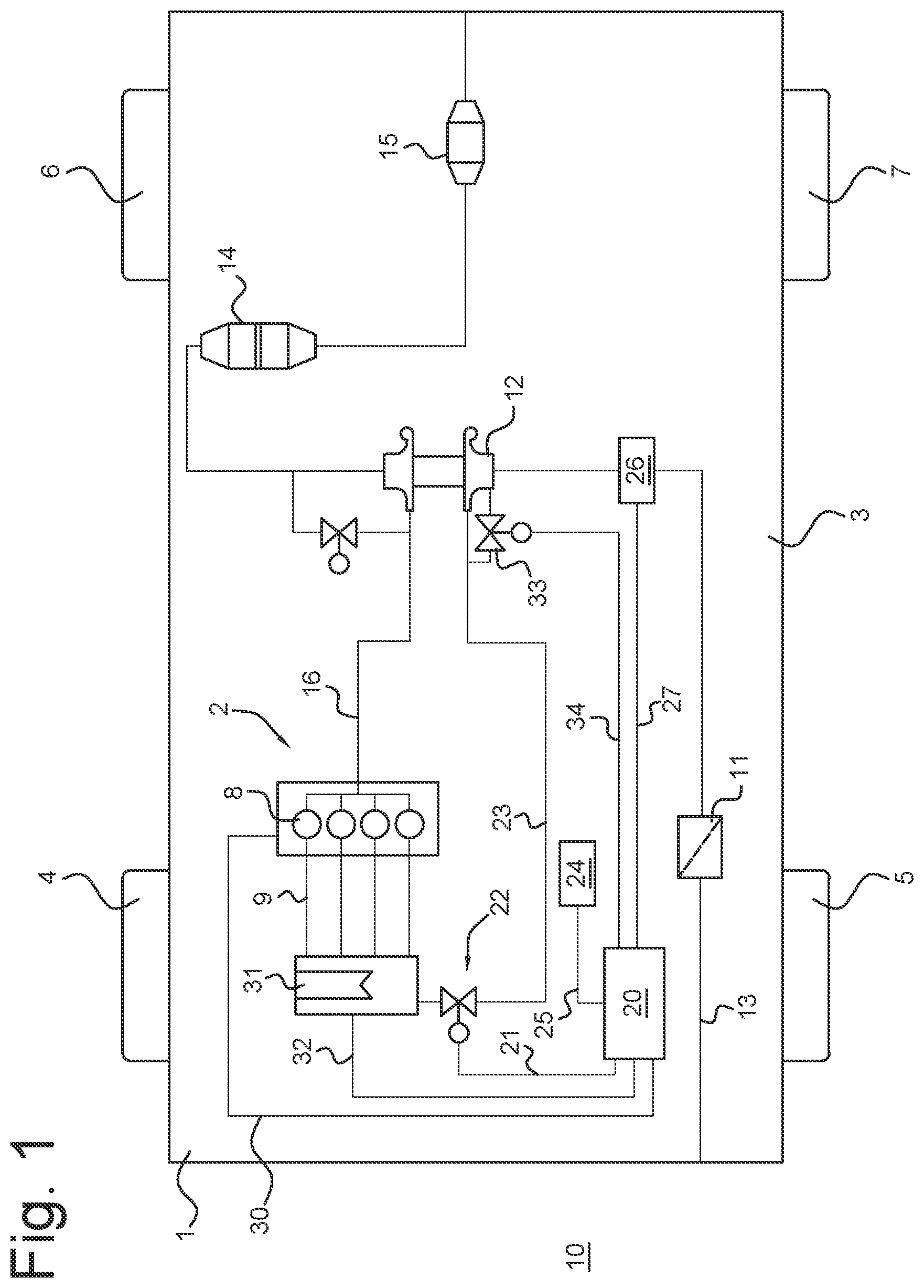 Patent US11774310 Figure 1 – Pressure sensor system for charge air load control