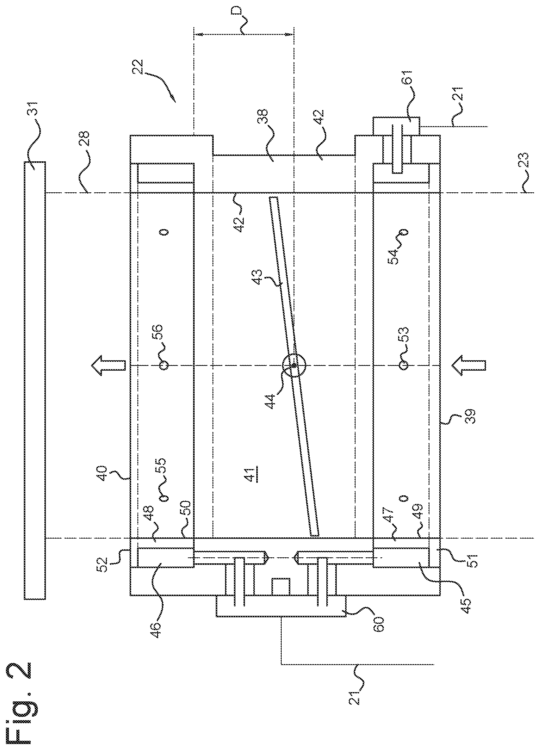 Patent US11774310 Figure 2 – Pressure sensor system for charge air load control