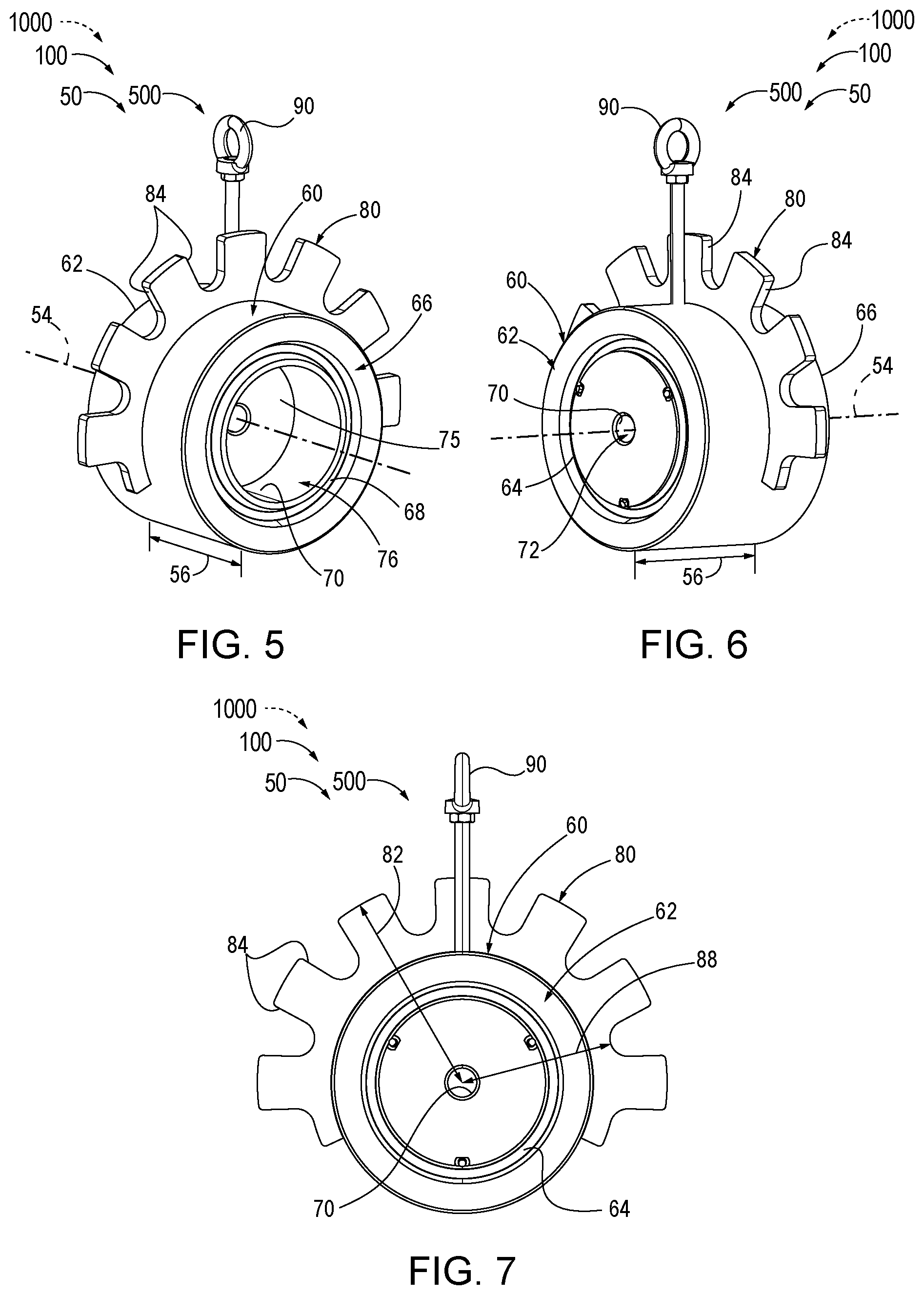 Patent US11774313 Figure 5 – Sealing adapters, pressure testing systems and pressure testing system kits including the same, and associated methods