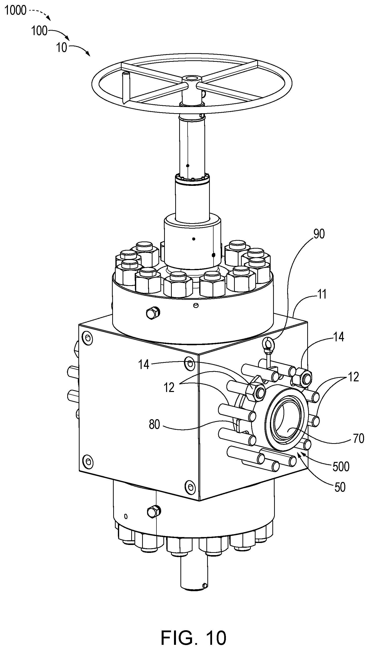 Patent US11774313 Figure 7 – Sealing adapters, pressure testing systems and pressure testing system kits including the same, and associated methods
