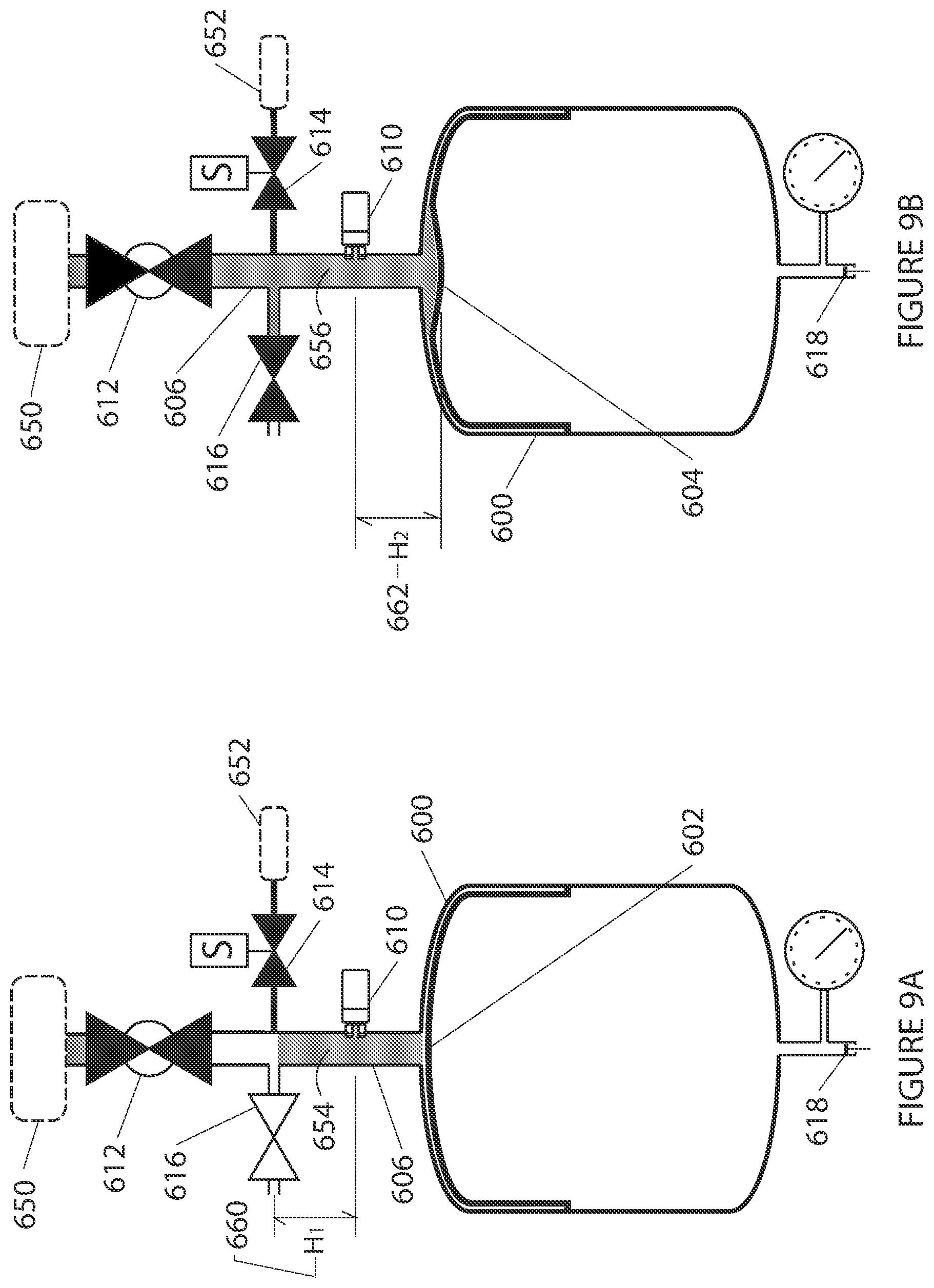 Patent US11774314 Figure 9 – Method for the indirect evaluation of pre-charge air pressure in a diaphragm-type or bladder-type expansion tank