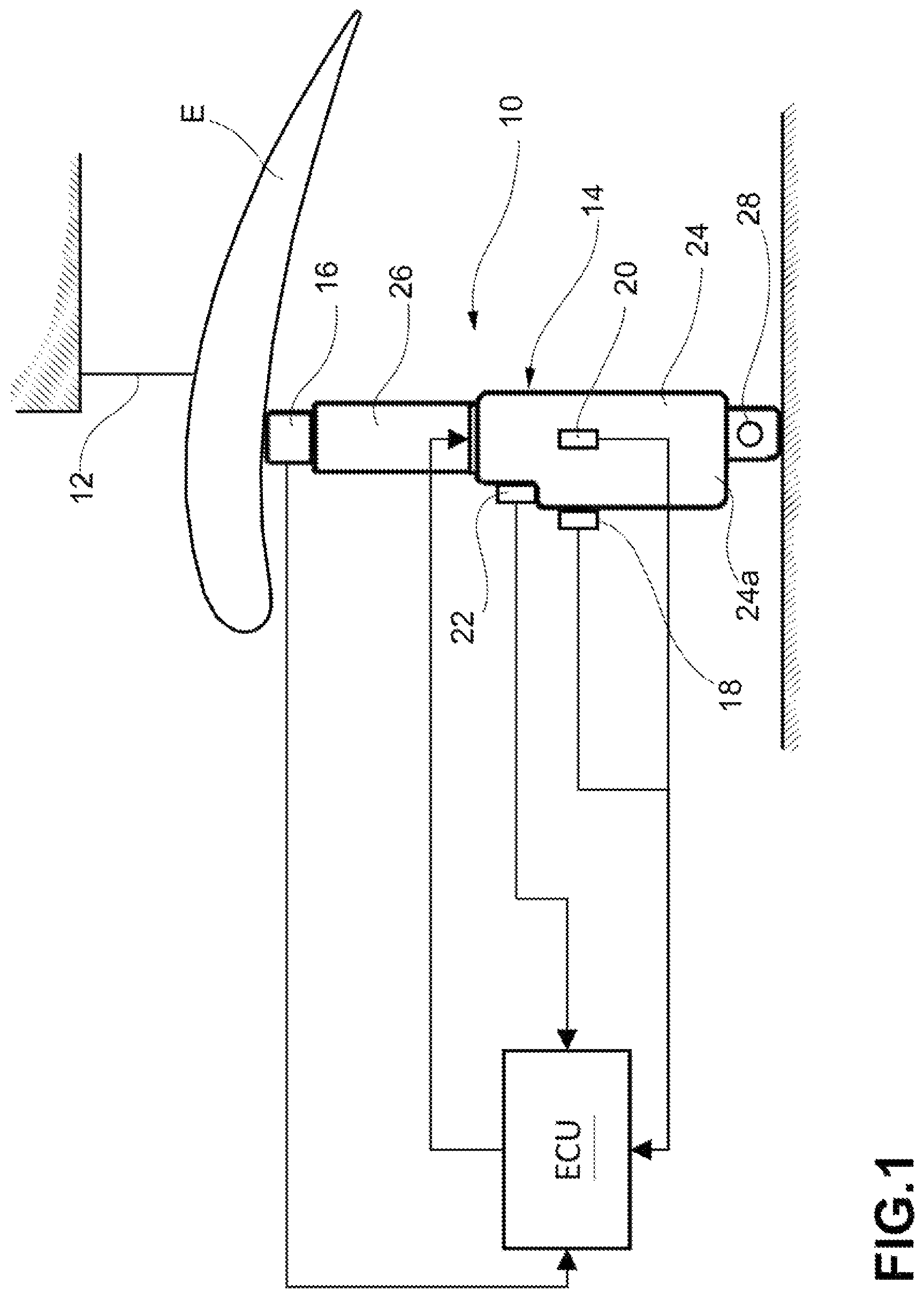 Patent US11774316 Figure 1 – Apparatus for carrying out load testing on an aircraft part and method thereof
