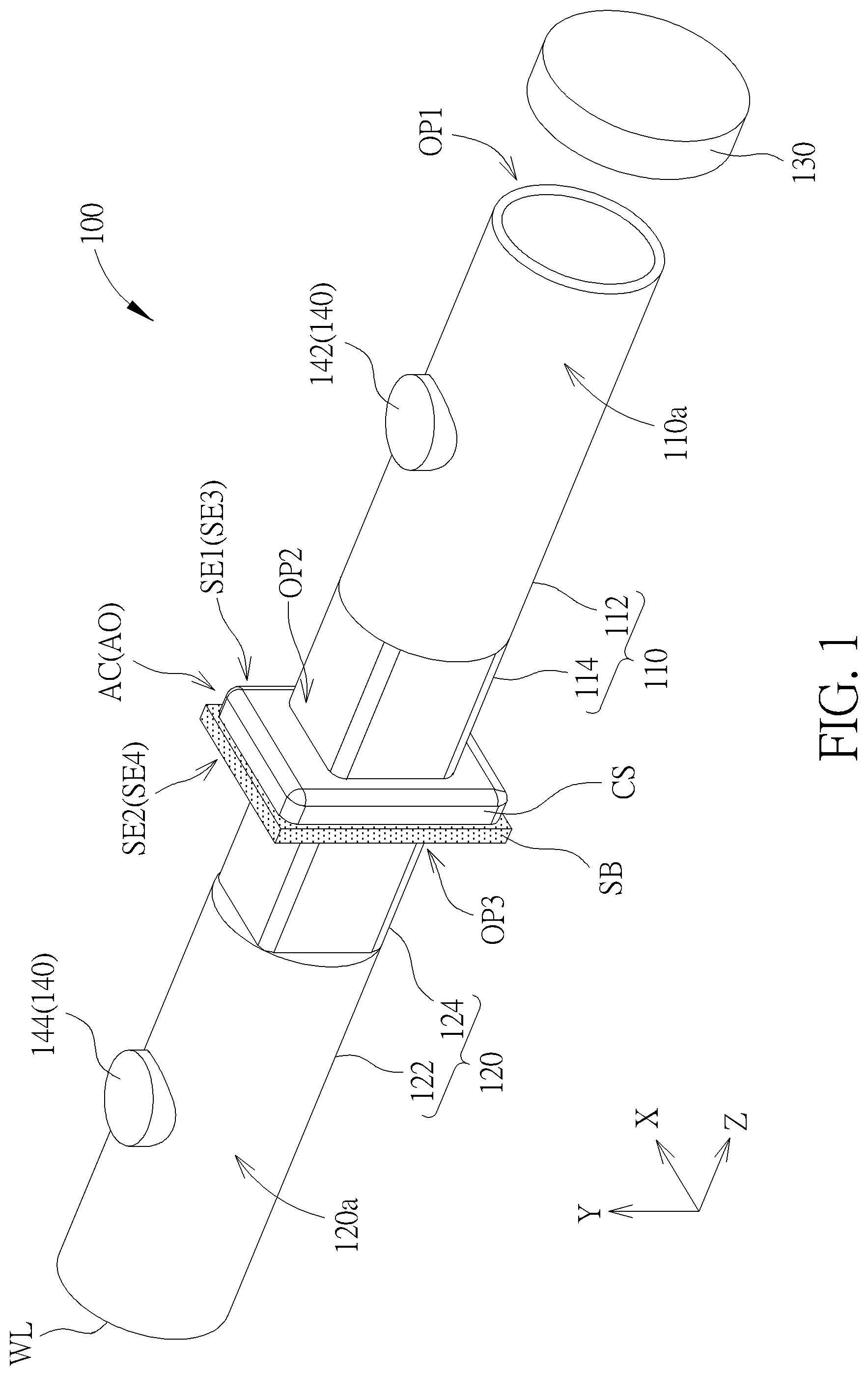 Patent US11774320 Figure 1 – Acoustic impedance measuring system and acoustic impedance measuring method