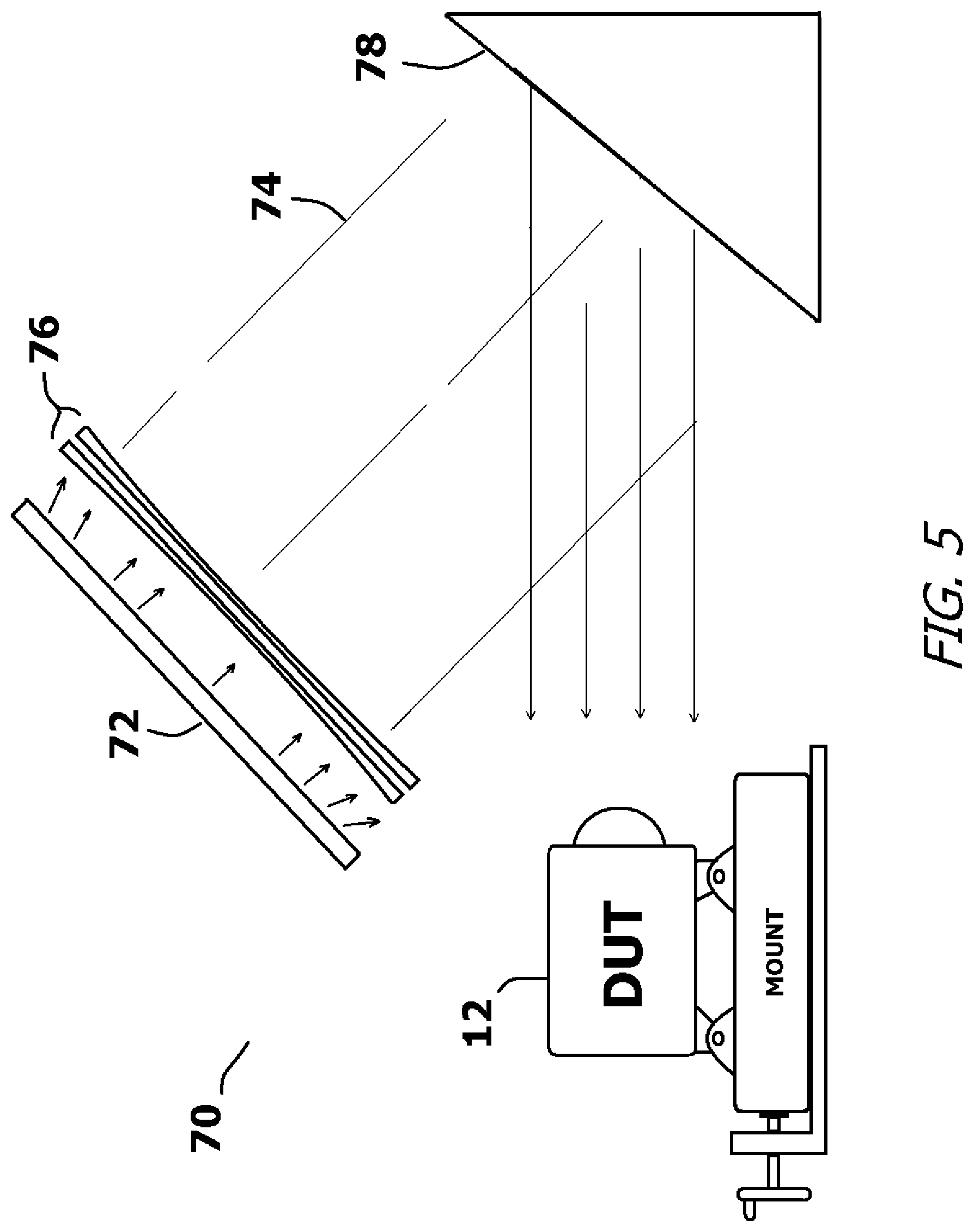 Patent US11774323 Figure 5 – System and method for creating a collimated space for a high fidelity simulator