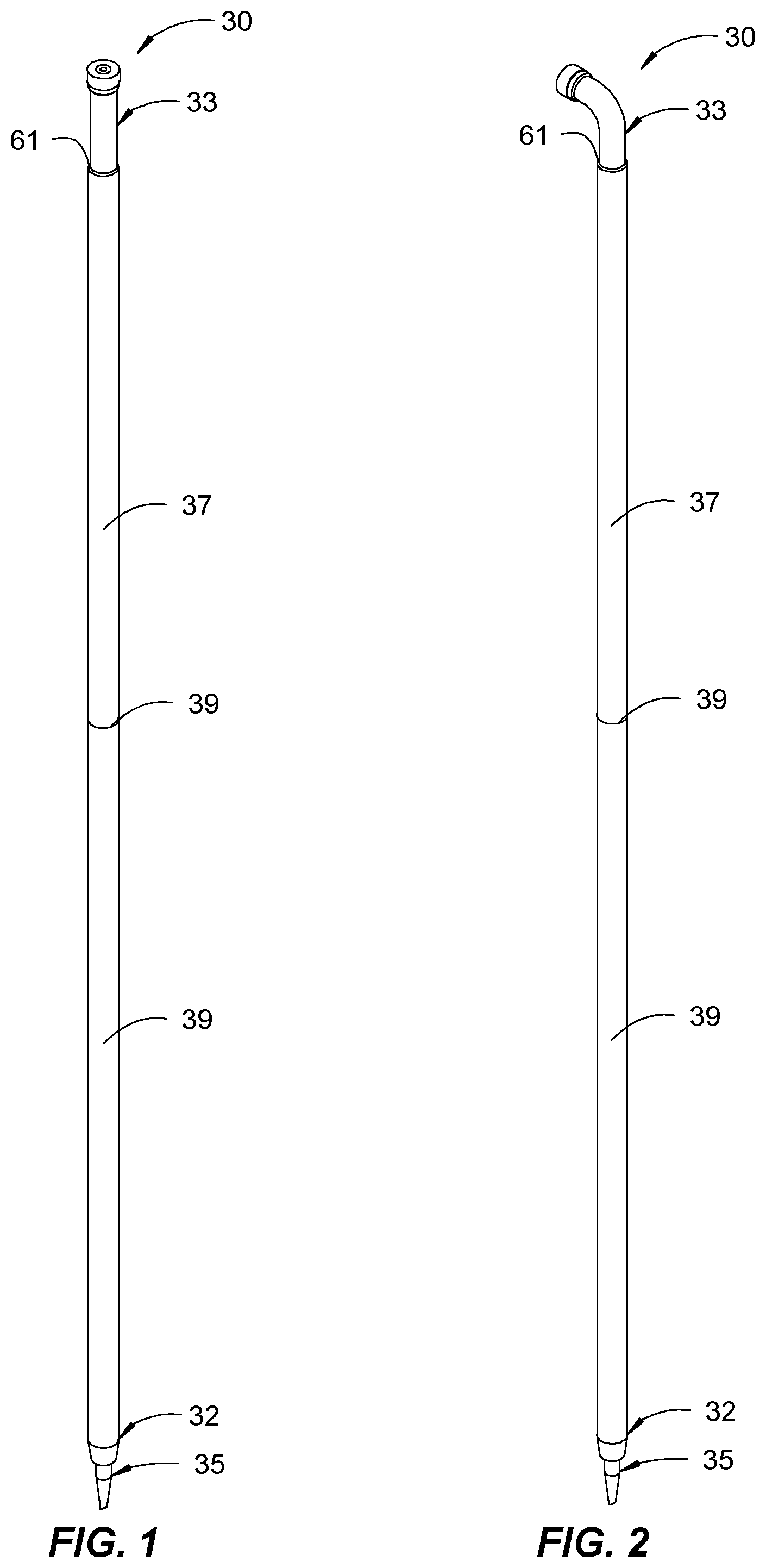 Patent US11774327 Figure 1 – Bioinert sampling needle