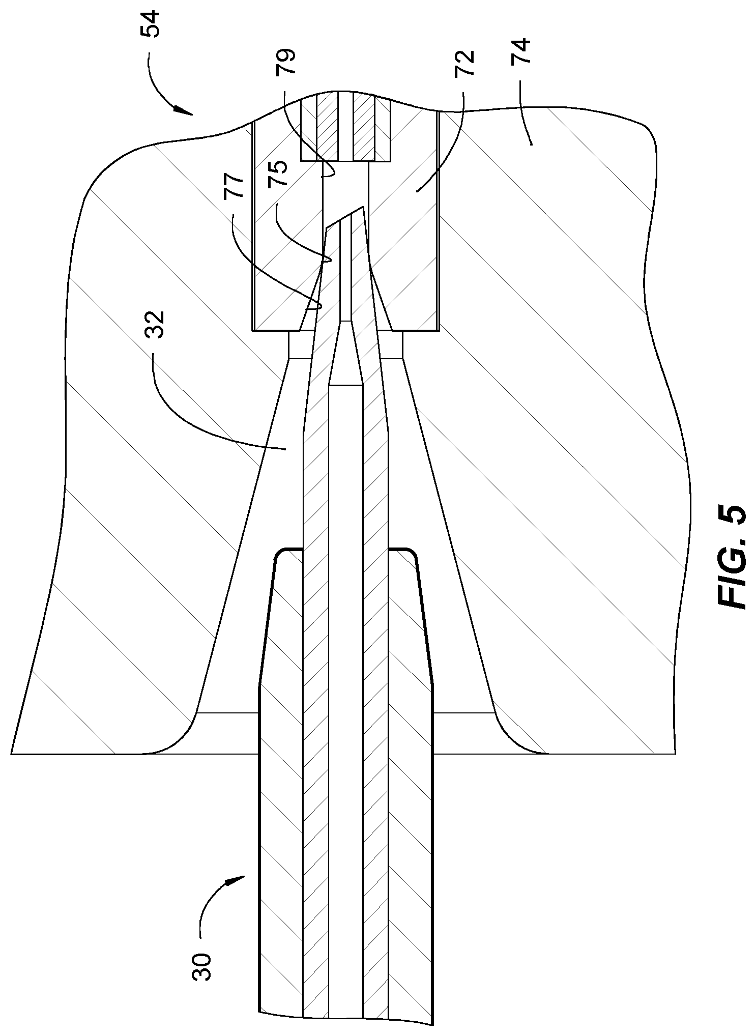 Patent US11774327 Figure 3 – Bioinert sampling needle